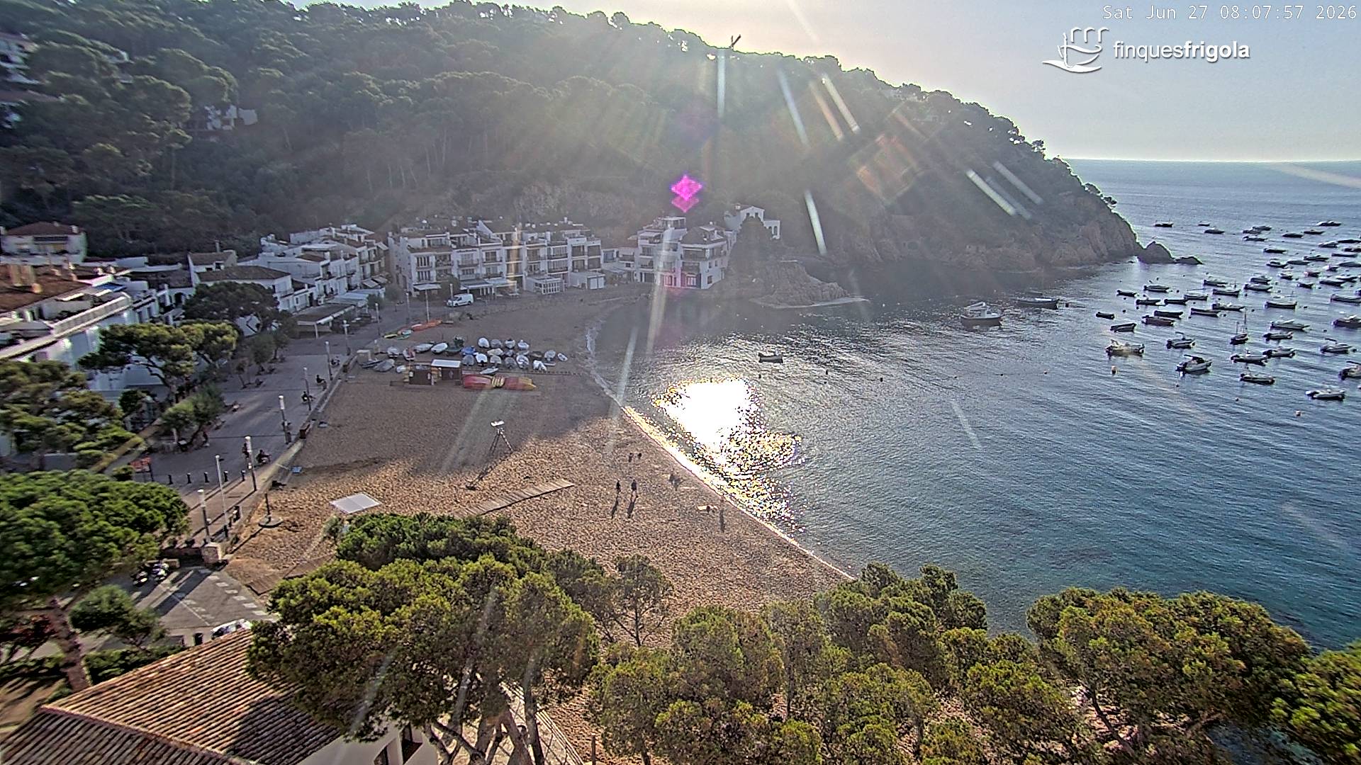 Webcam de Tamariu playa