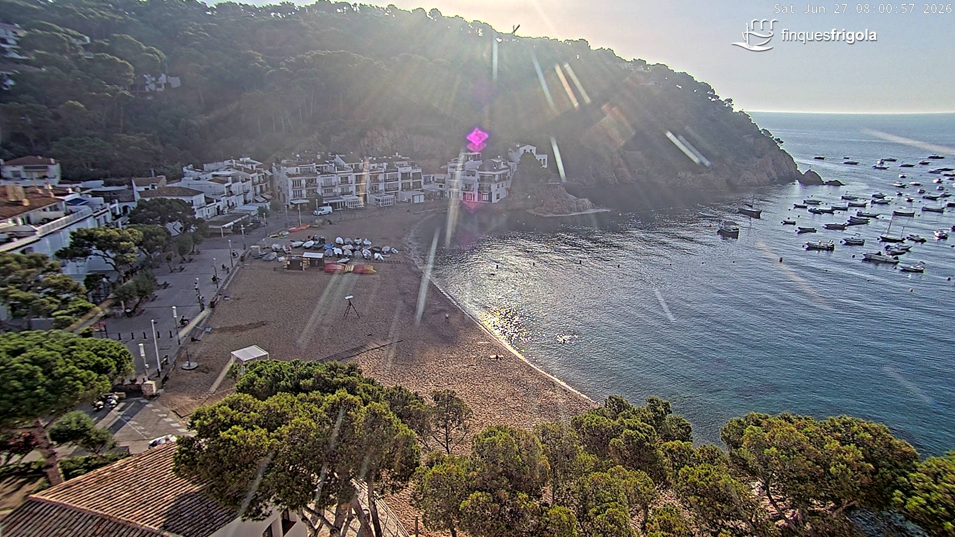 Webcam de Tamariu playa