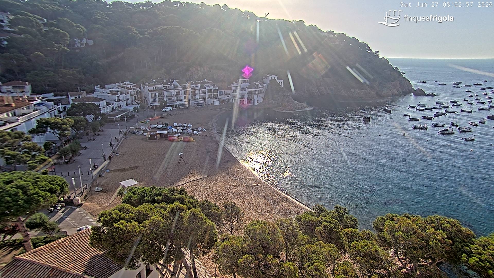 Webcam de Tamariu playa