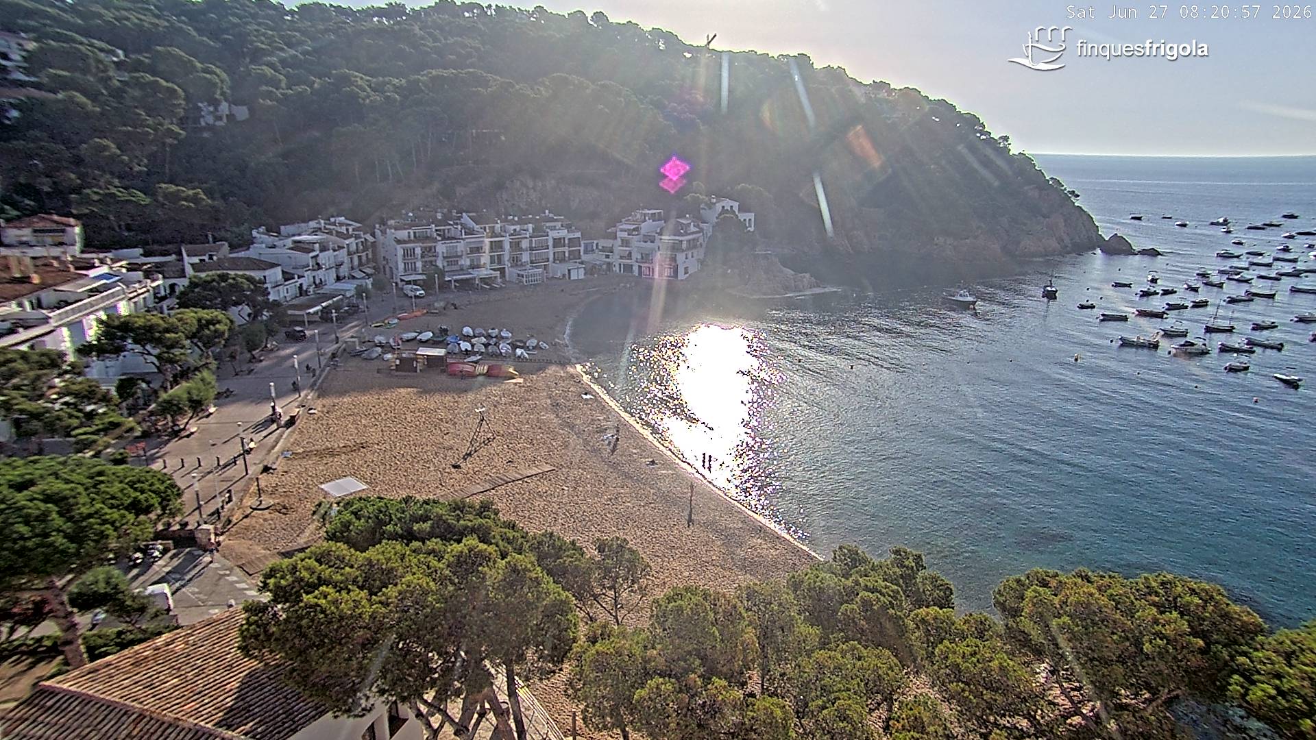 Webcam de Tamariu playa