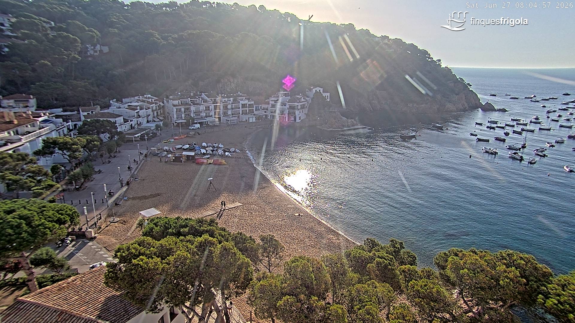 Webcam de Tamariu playa