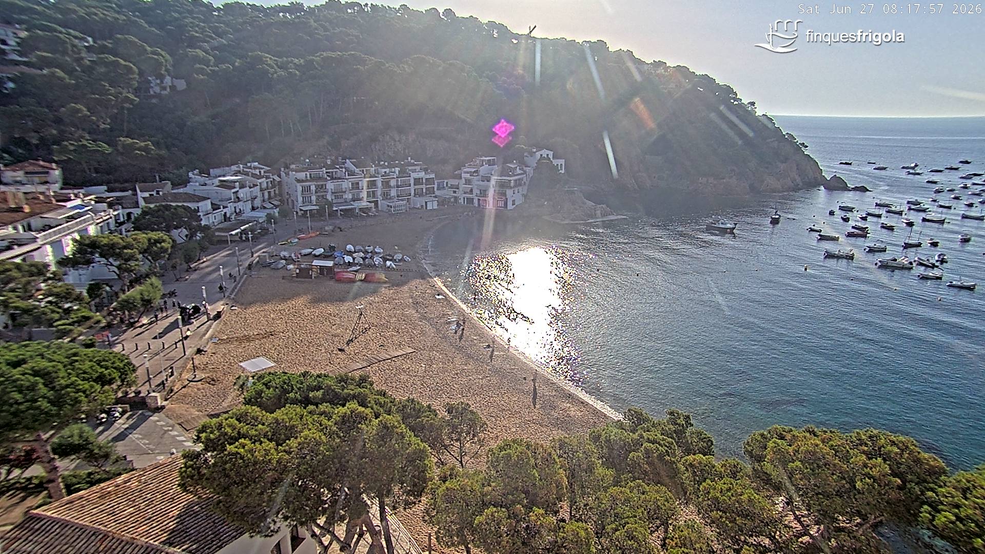 Webcam de Tamariu playa