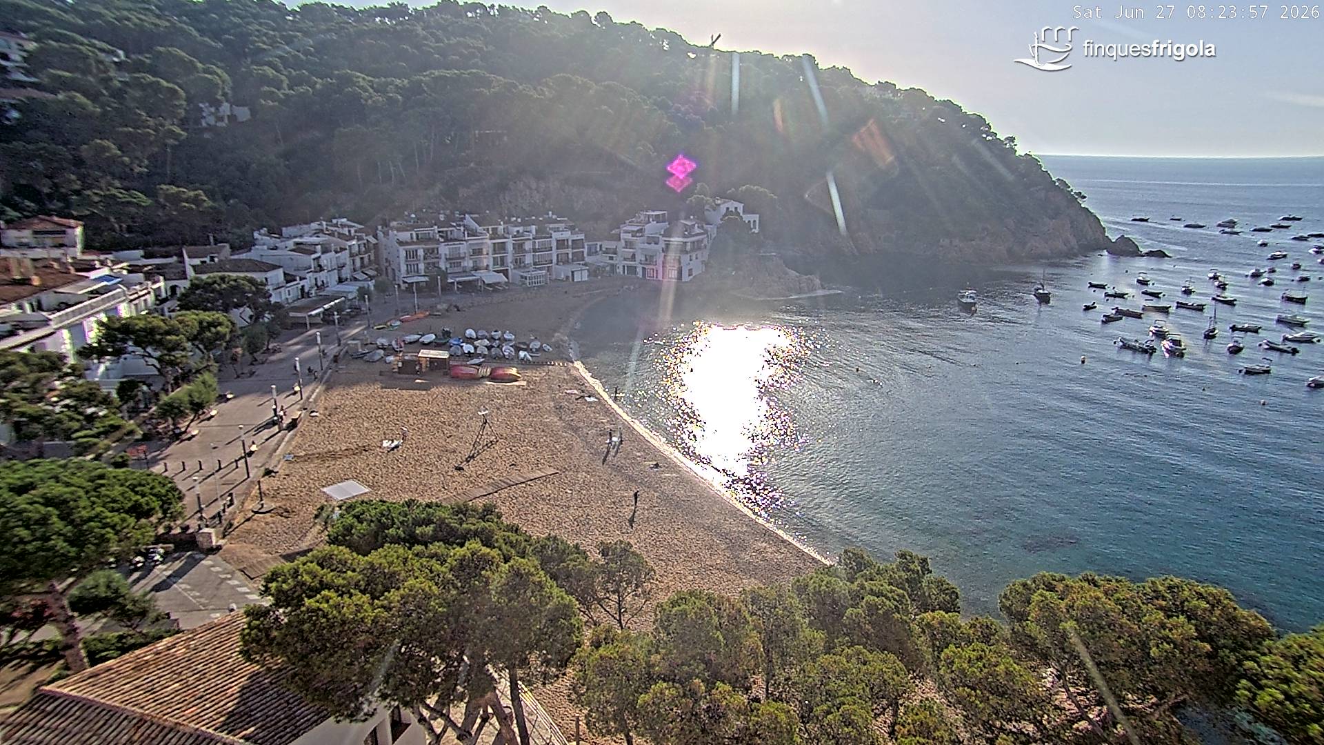 Webcam de Tamariu playa