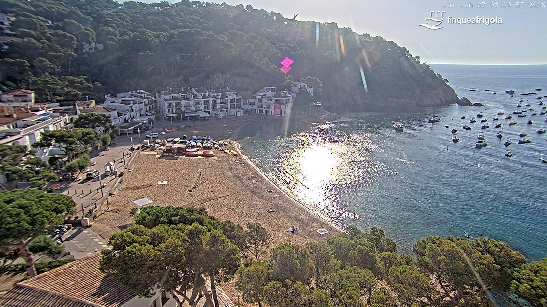 Webcam de Tamariu playa