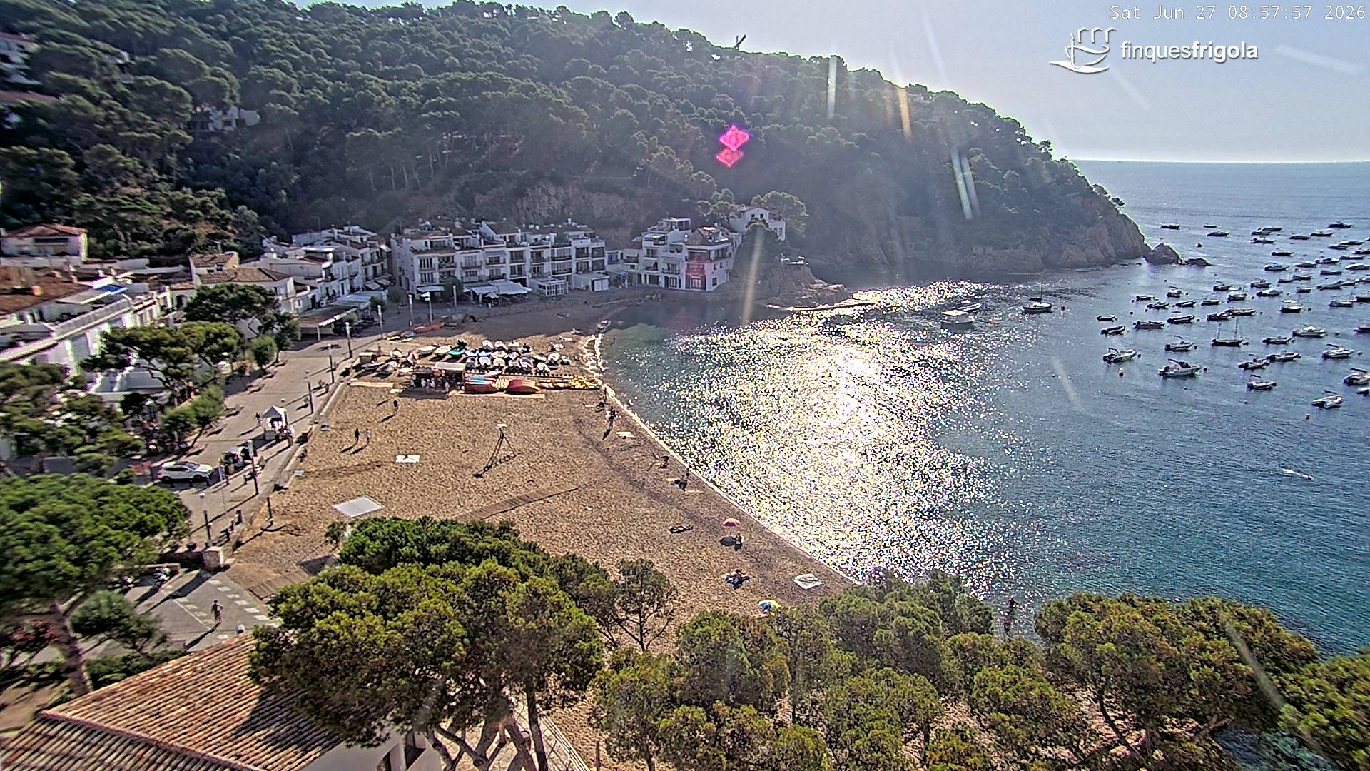 Webcam de Tamariu playa