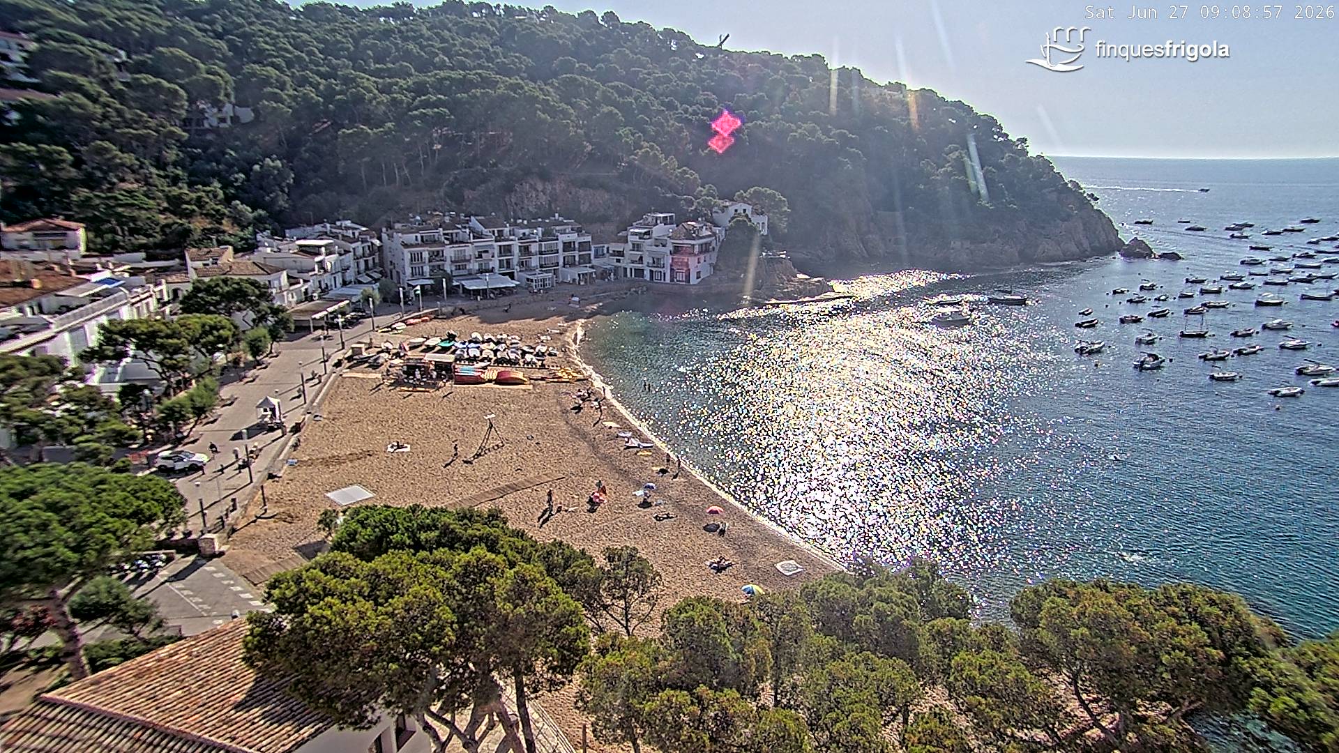 Webcam de Tamariu playa