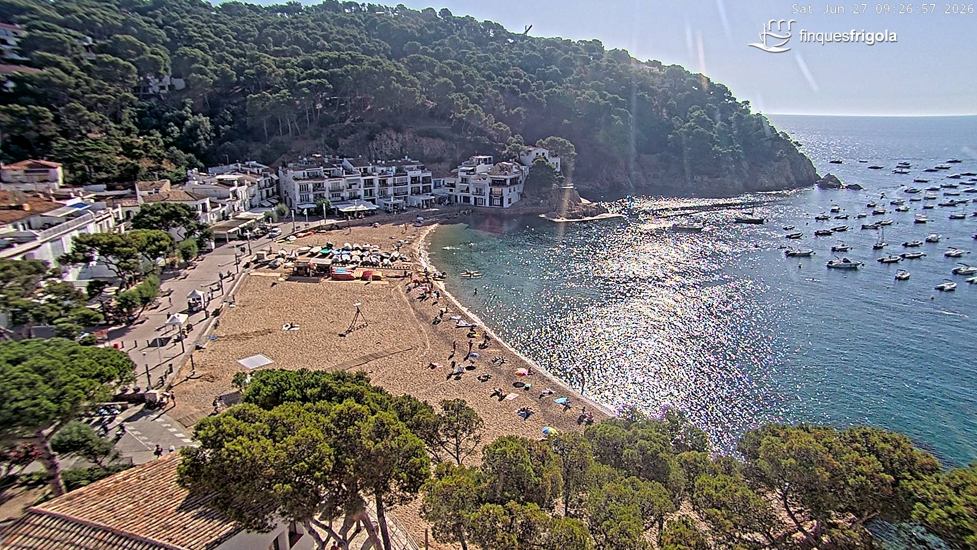 Webcam de Tamariu playa