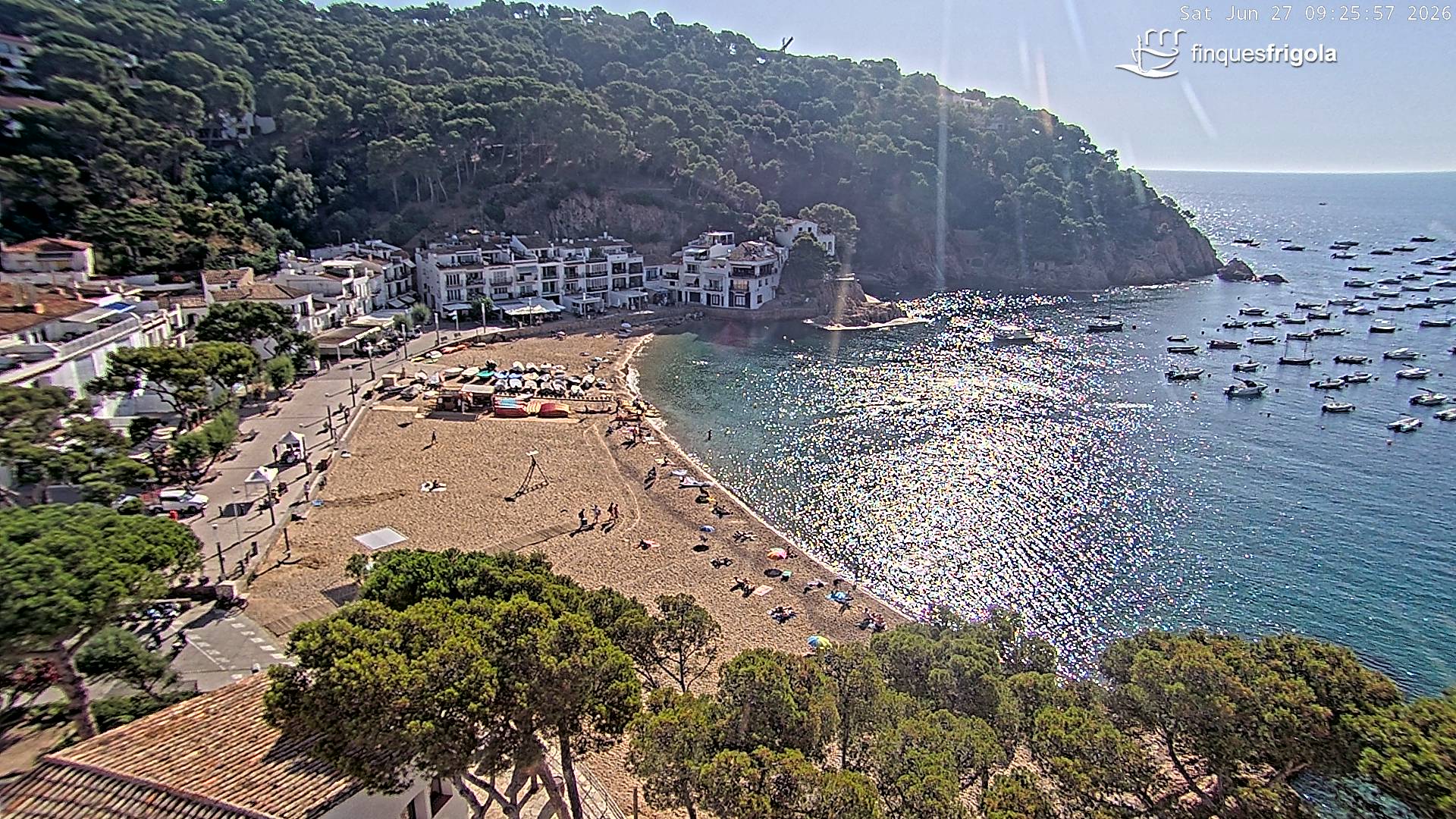 Webcam de Tamariu playa