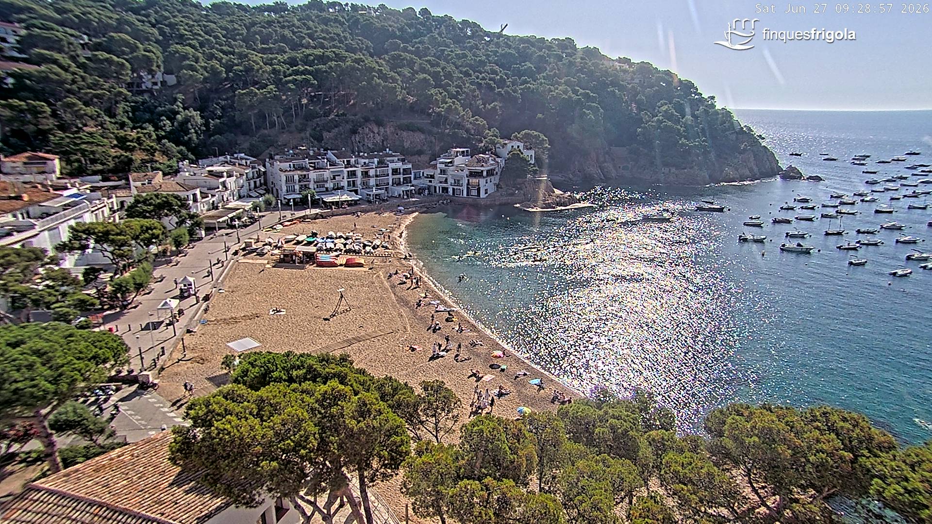 Webcam de Tamariu playa
