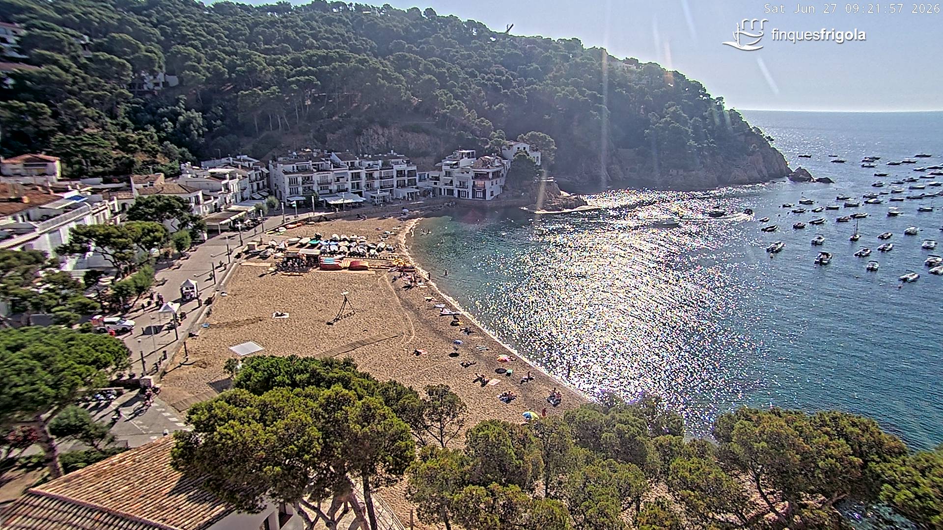 Webcam de Tamariu playa
