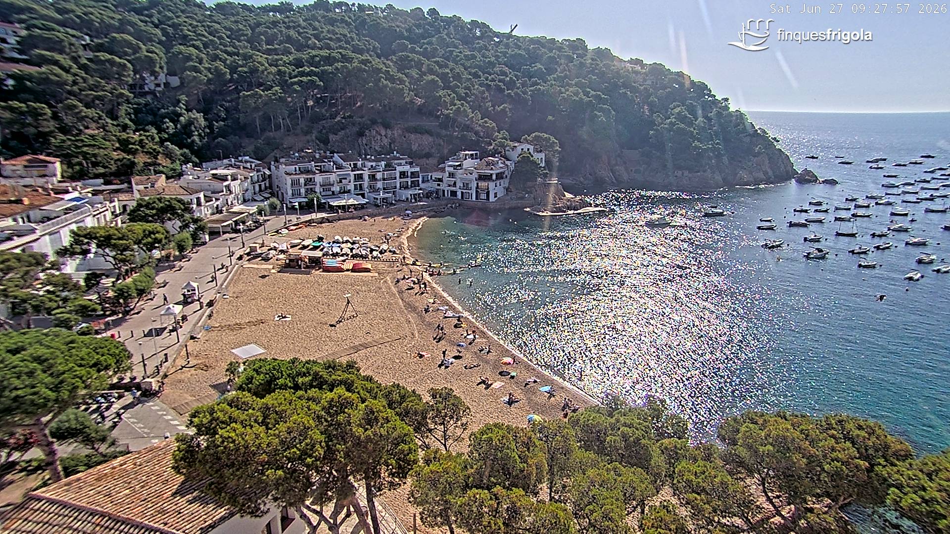 Webcam de Tamariu playa