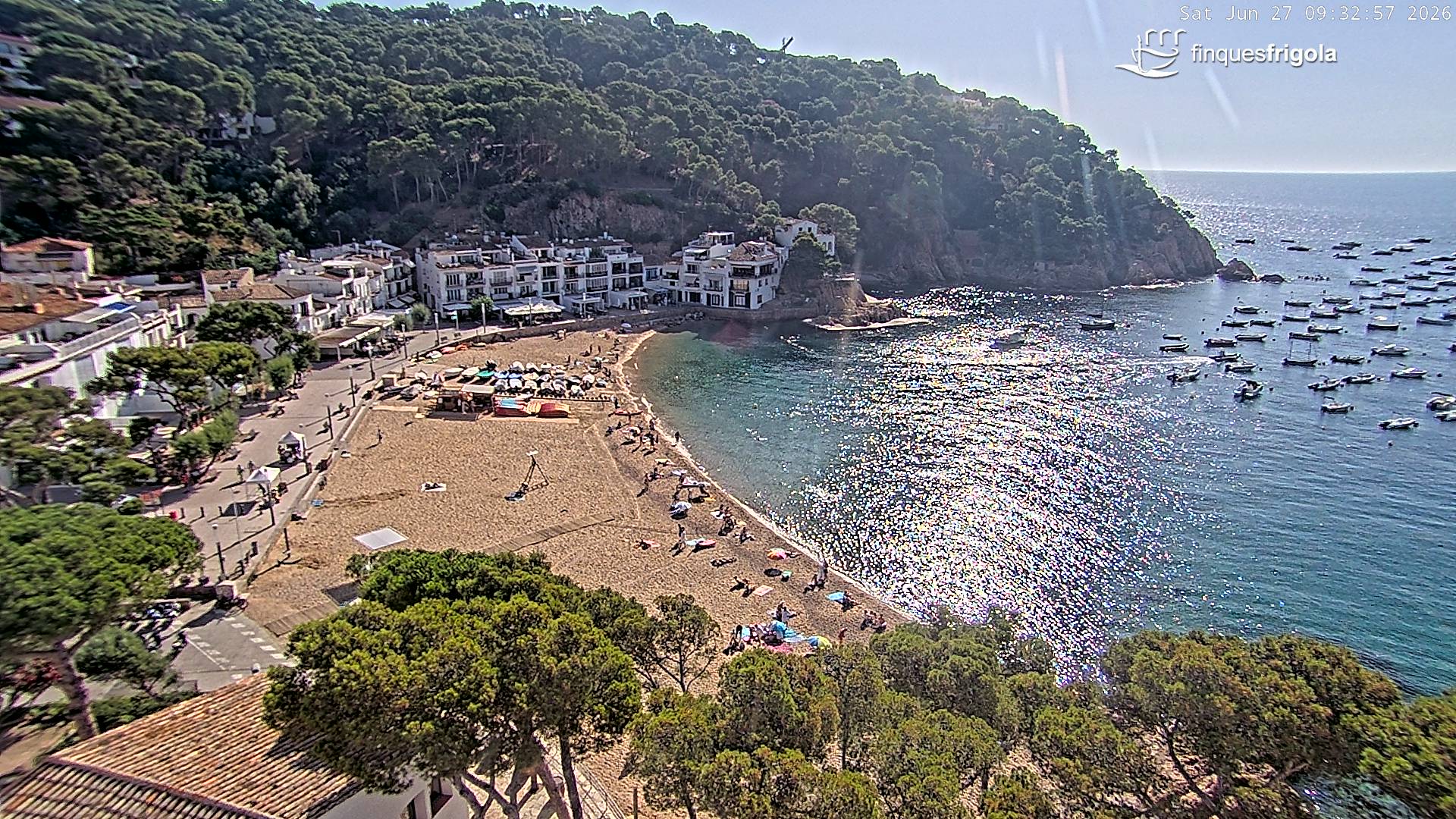 Webcam de Tamariu playa