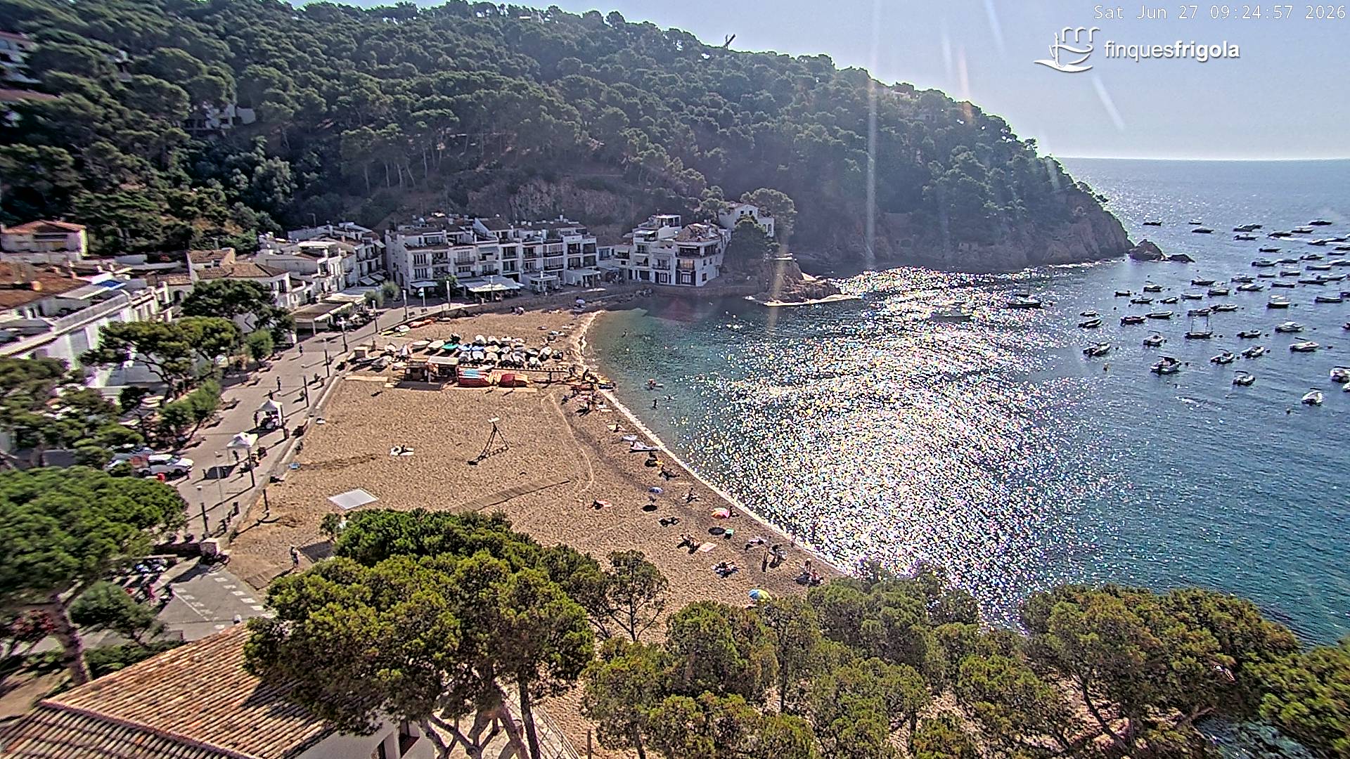 Webcam de Tamariu playa