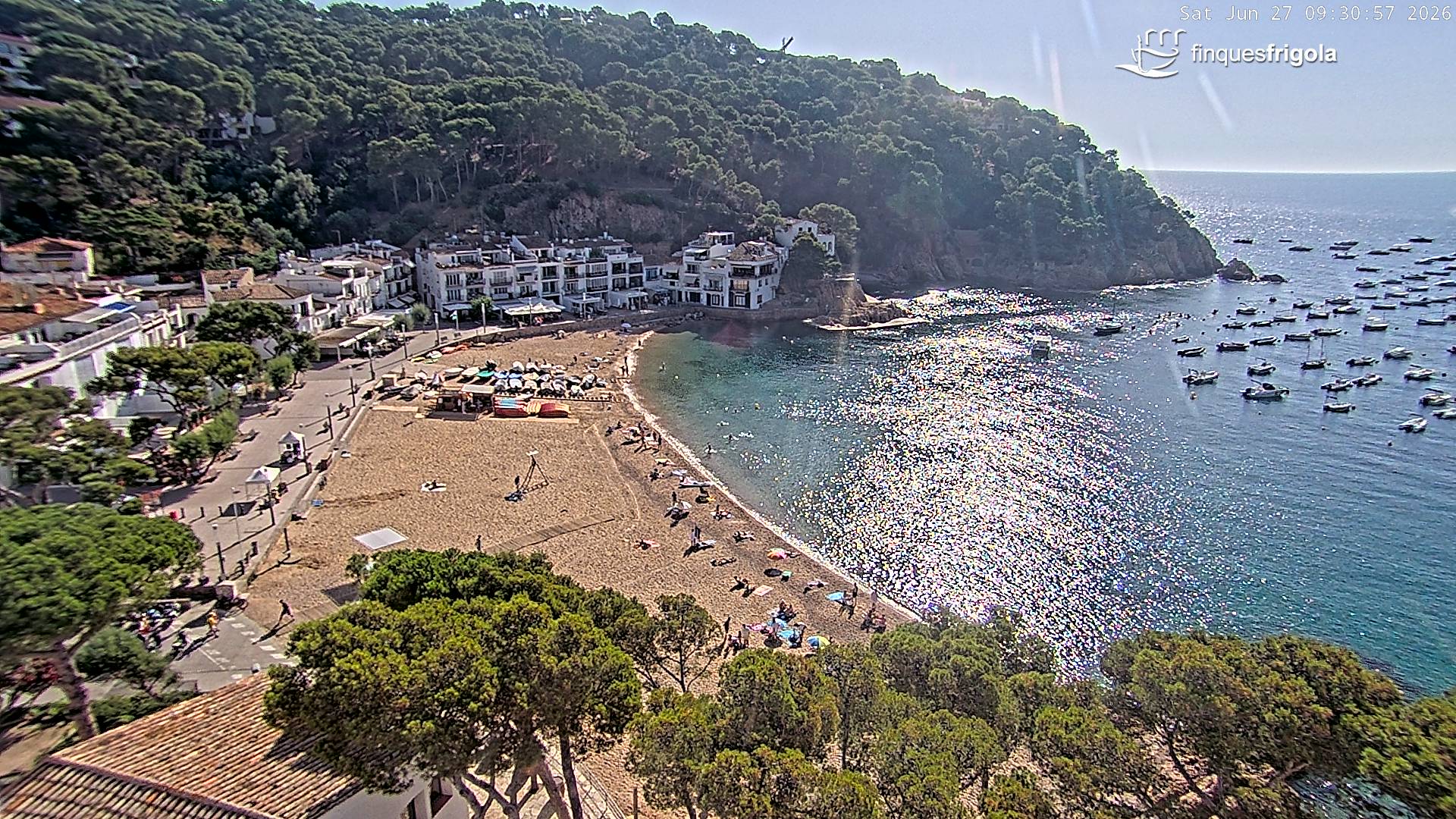 Webcam de Tamariu playa