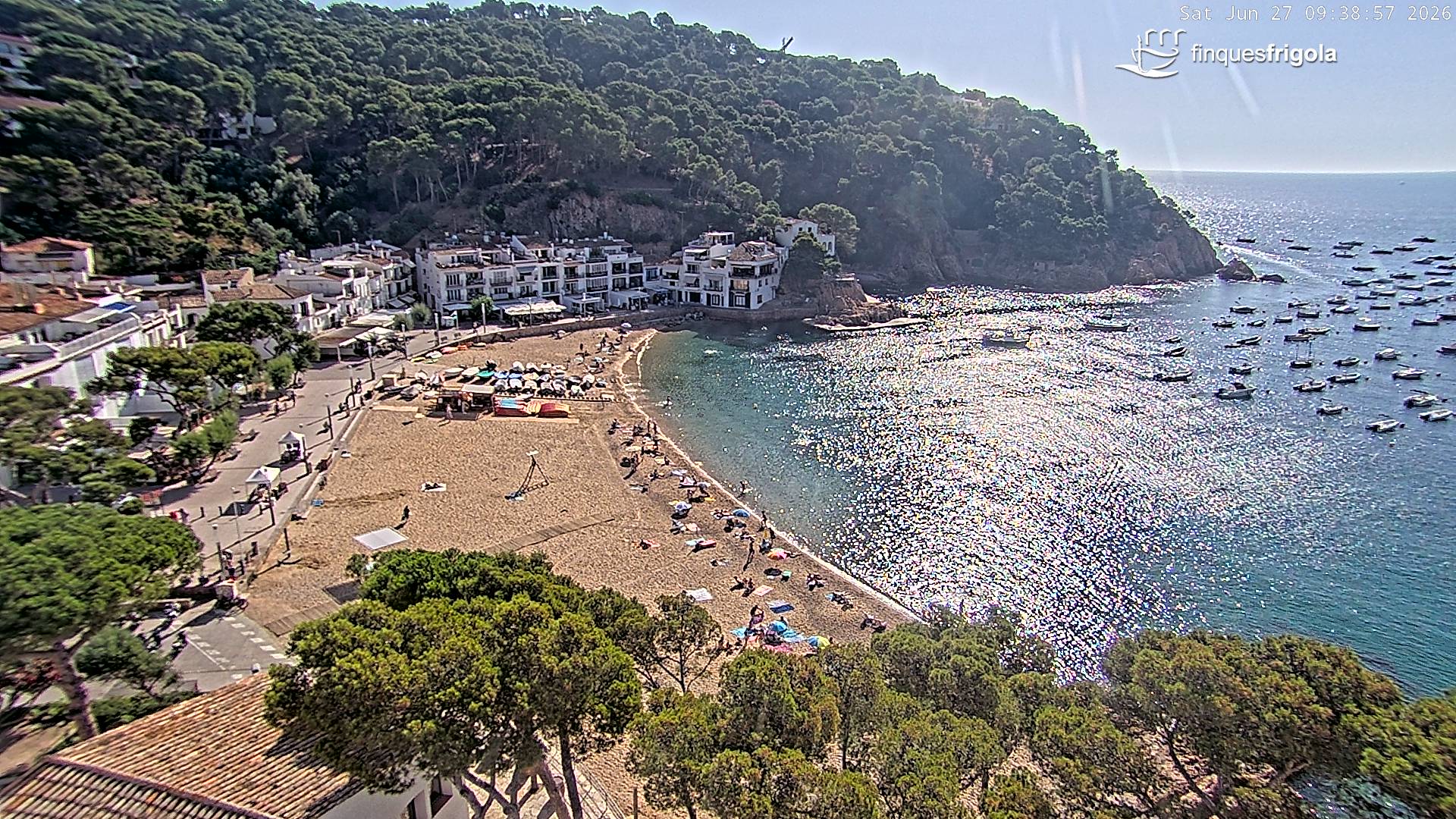 Webcam de Tamariu playa