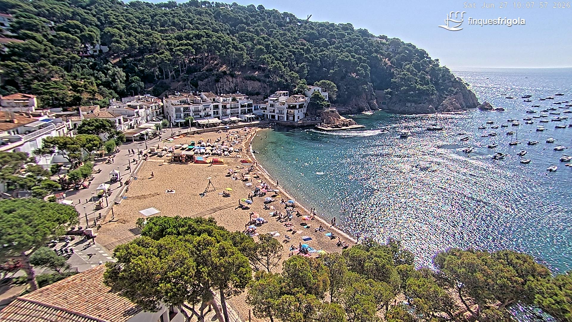 Webcam de Tamariu playa