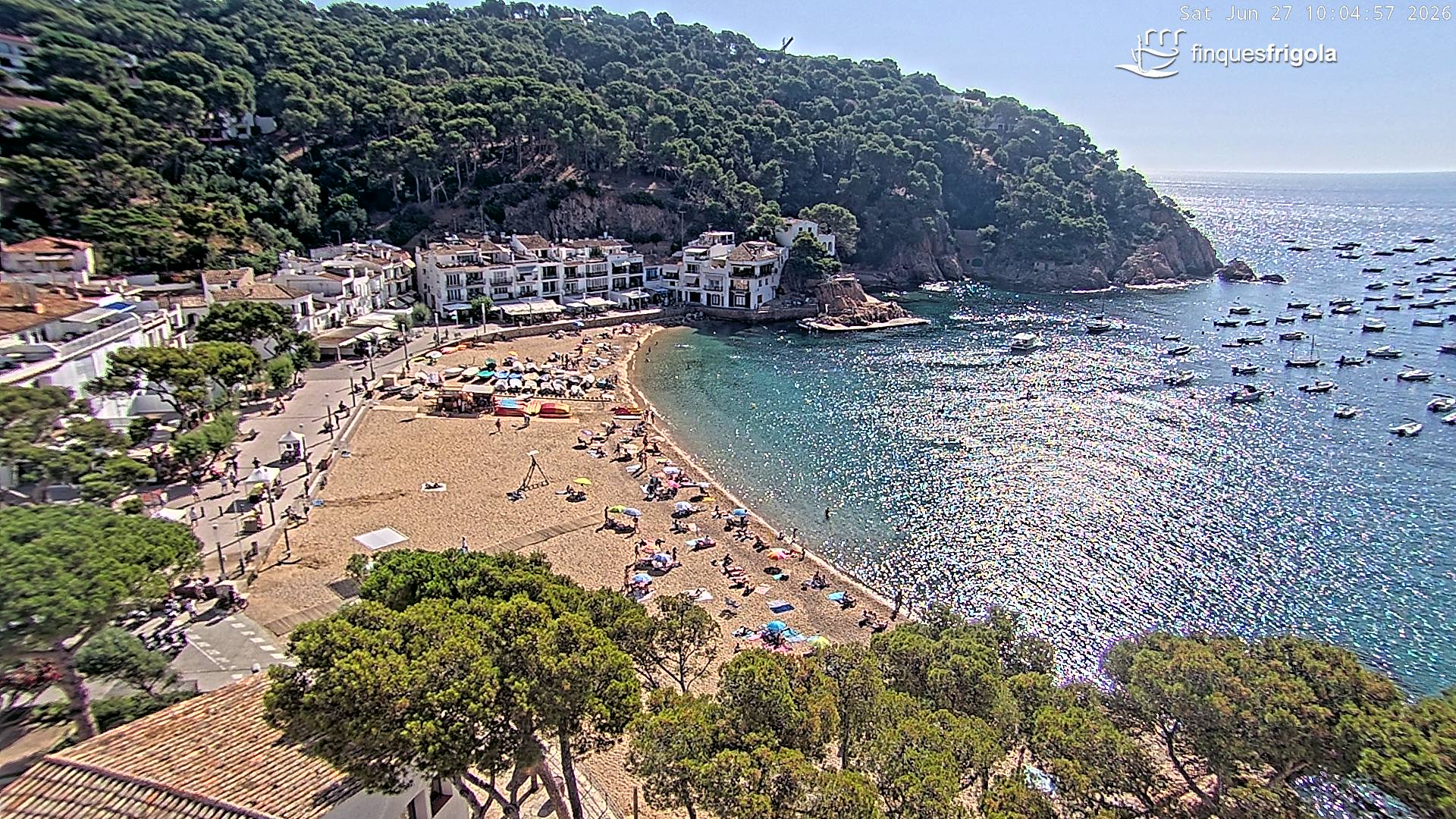 Webcam de Tamariu playa