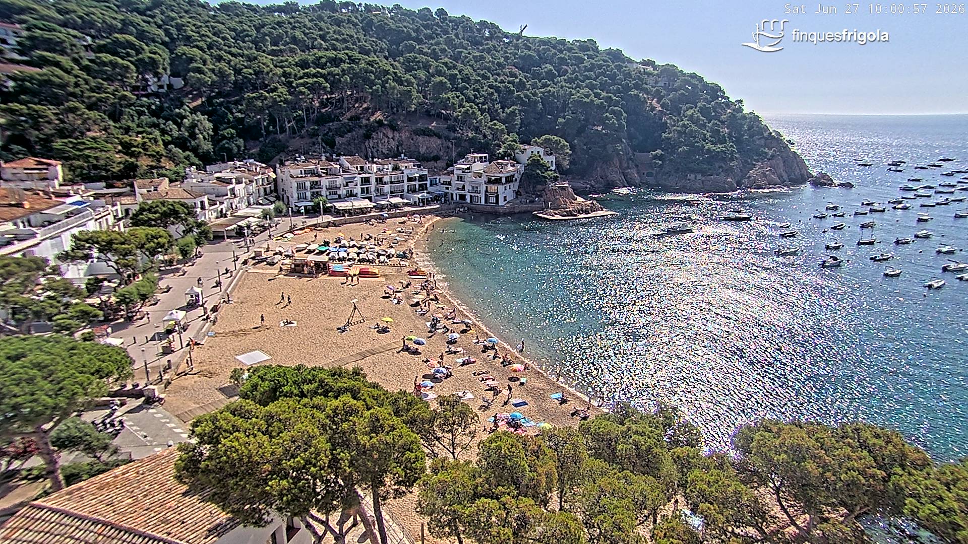 Webcam de Tamariu playa