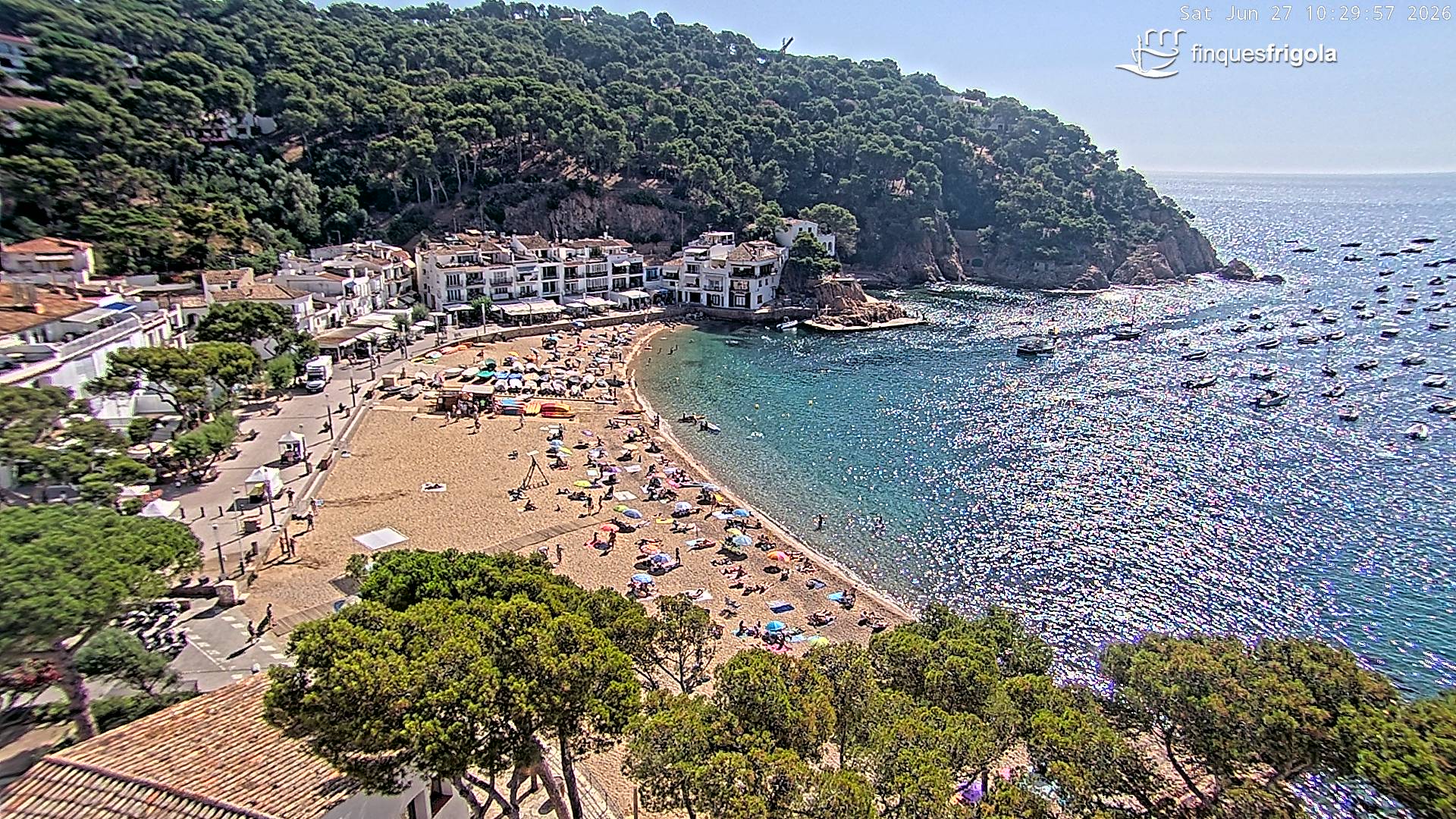 Webcam de Tamariu playa
