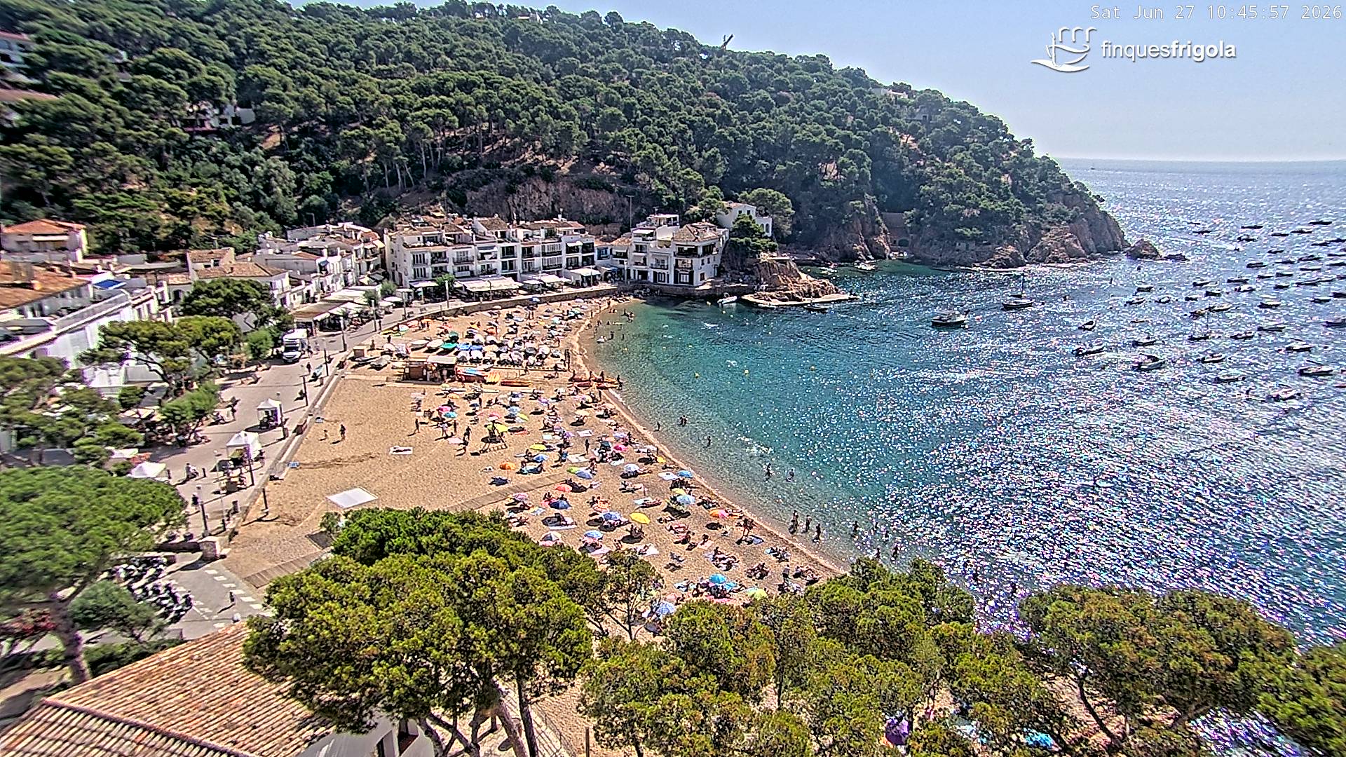 Webcam de Tamariu playa