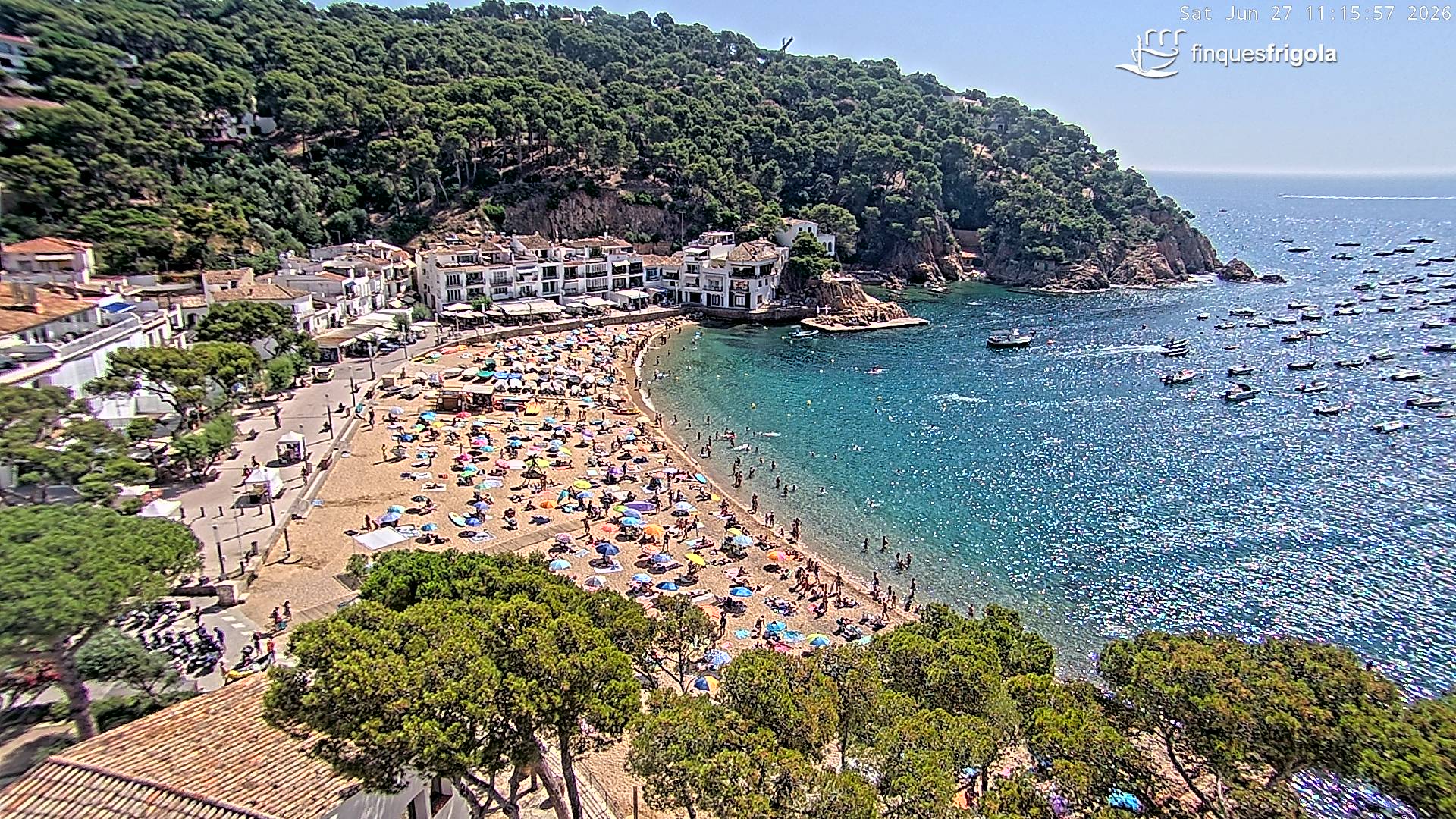 Webcam de Tamariu playa