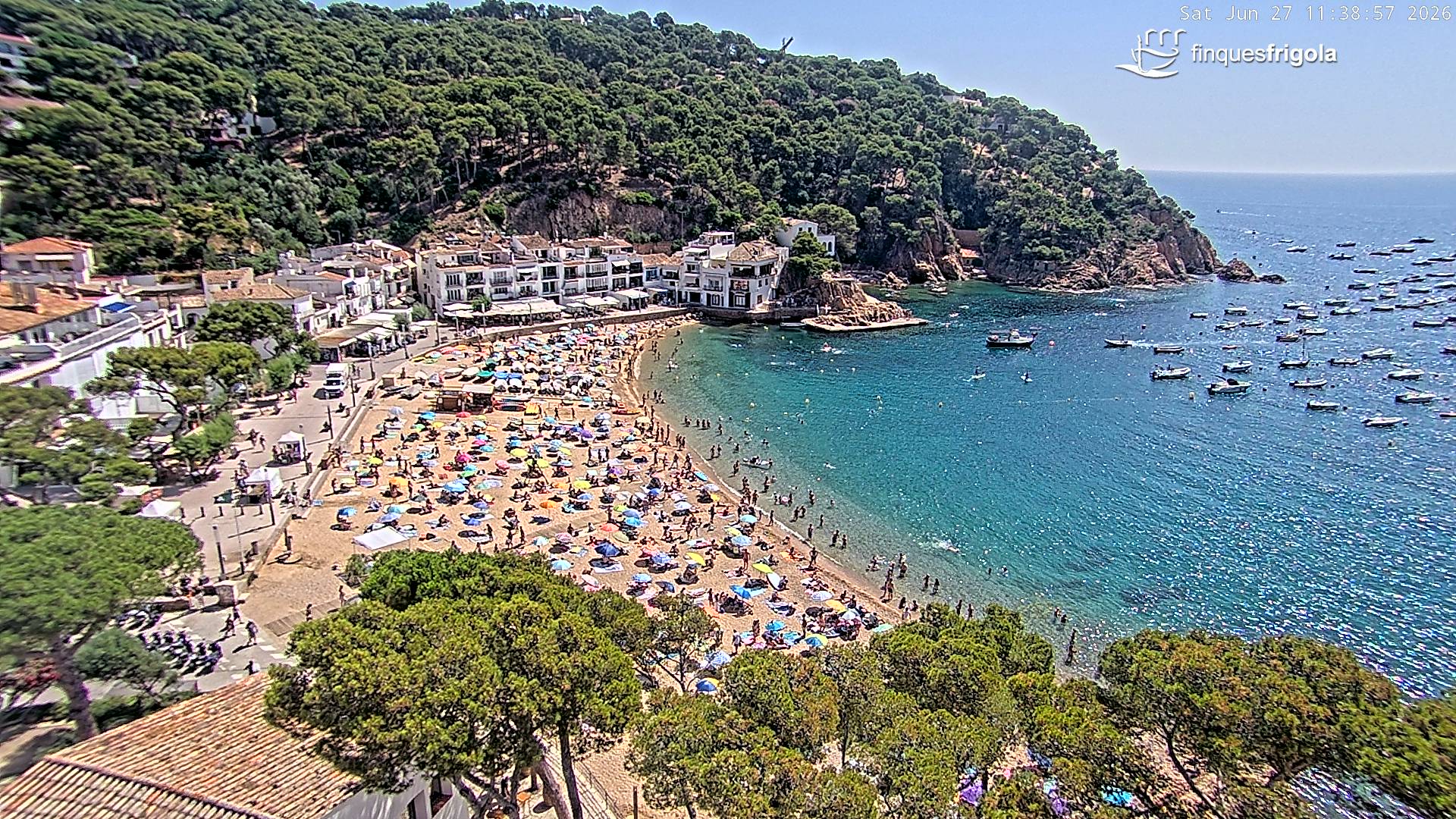 Webcam de Tamariu playa