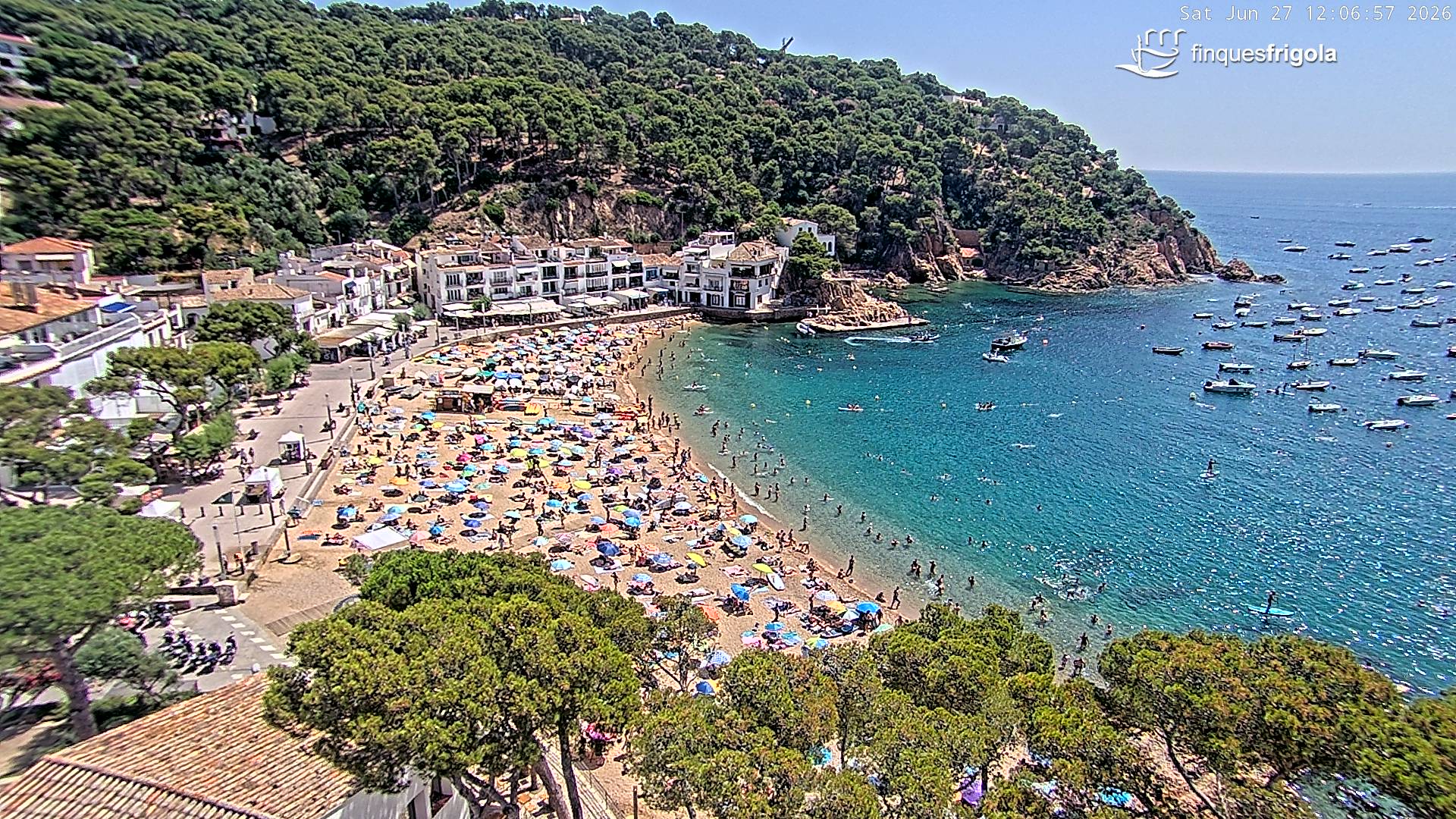 Webcam de Tamariu playa
