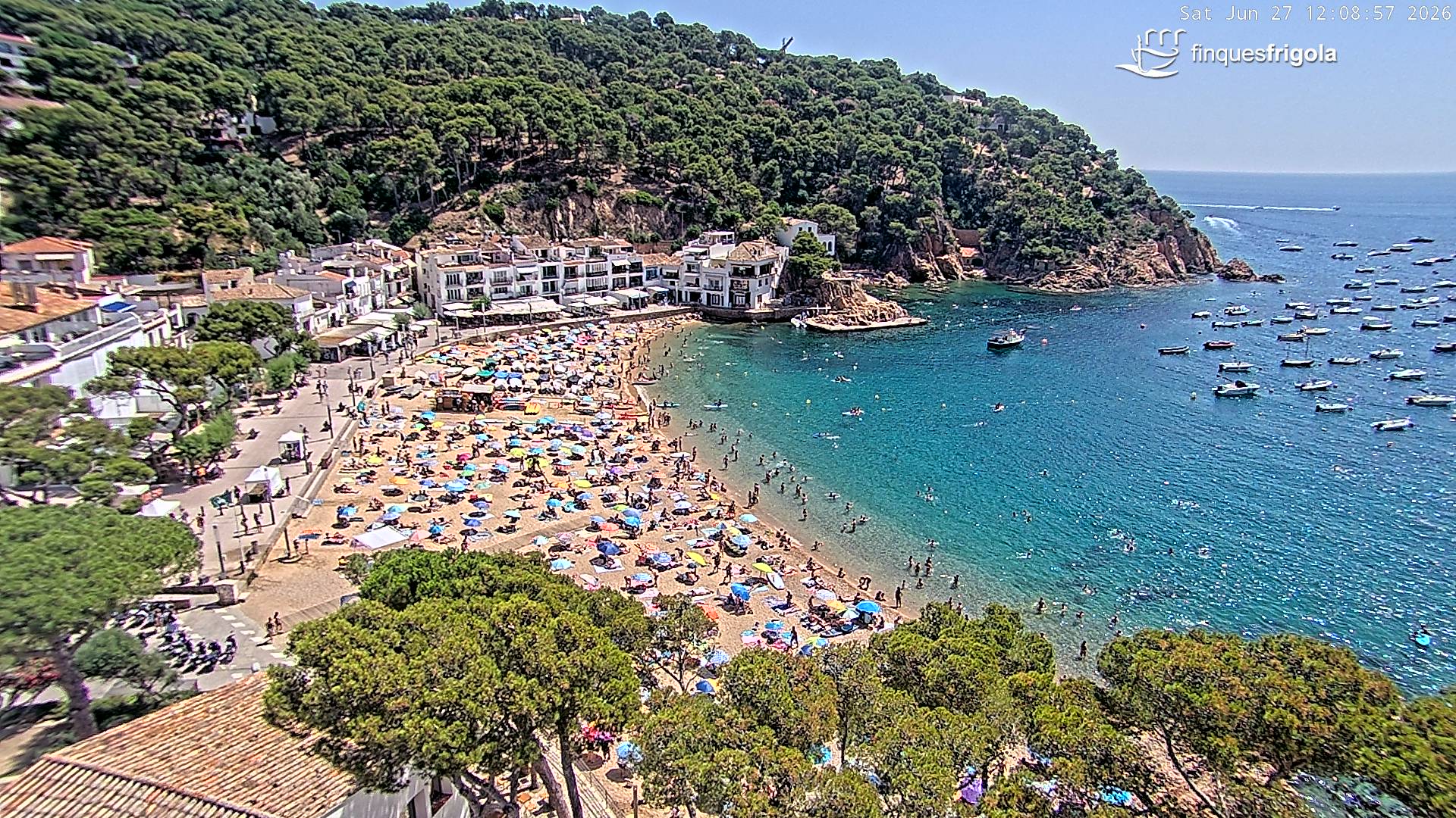Webcam de Tamariu playa