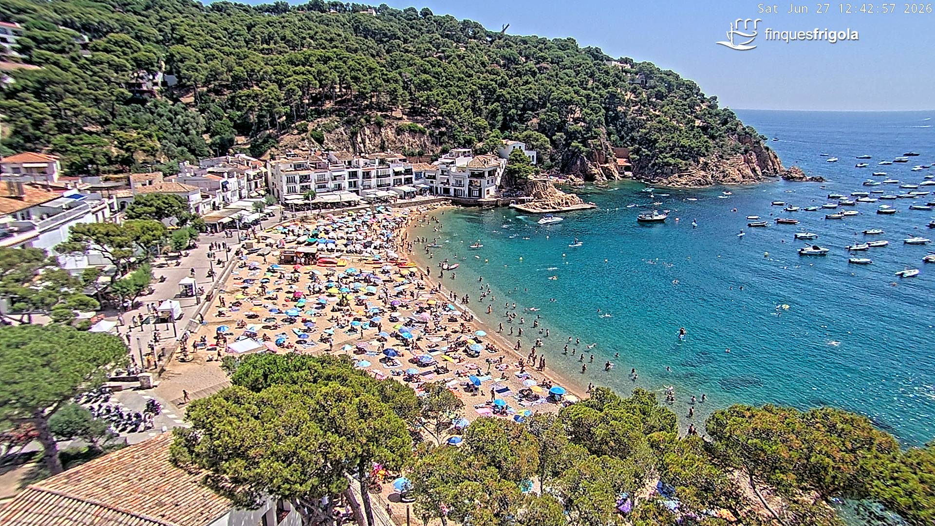 Webcam de Tamariu playa