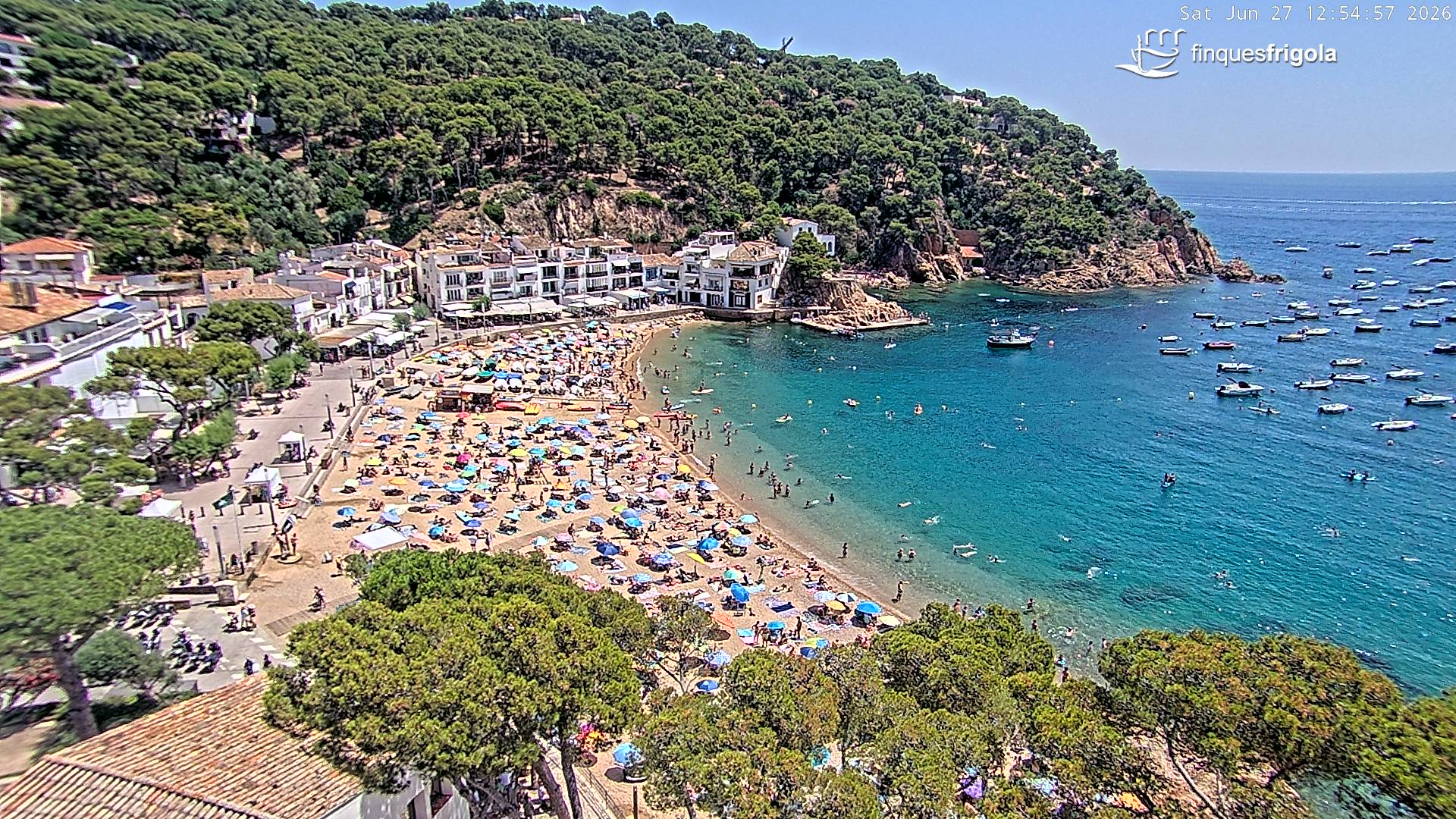 Webcam de Tamariu playa