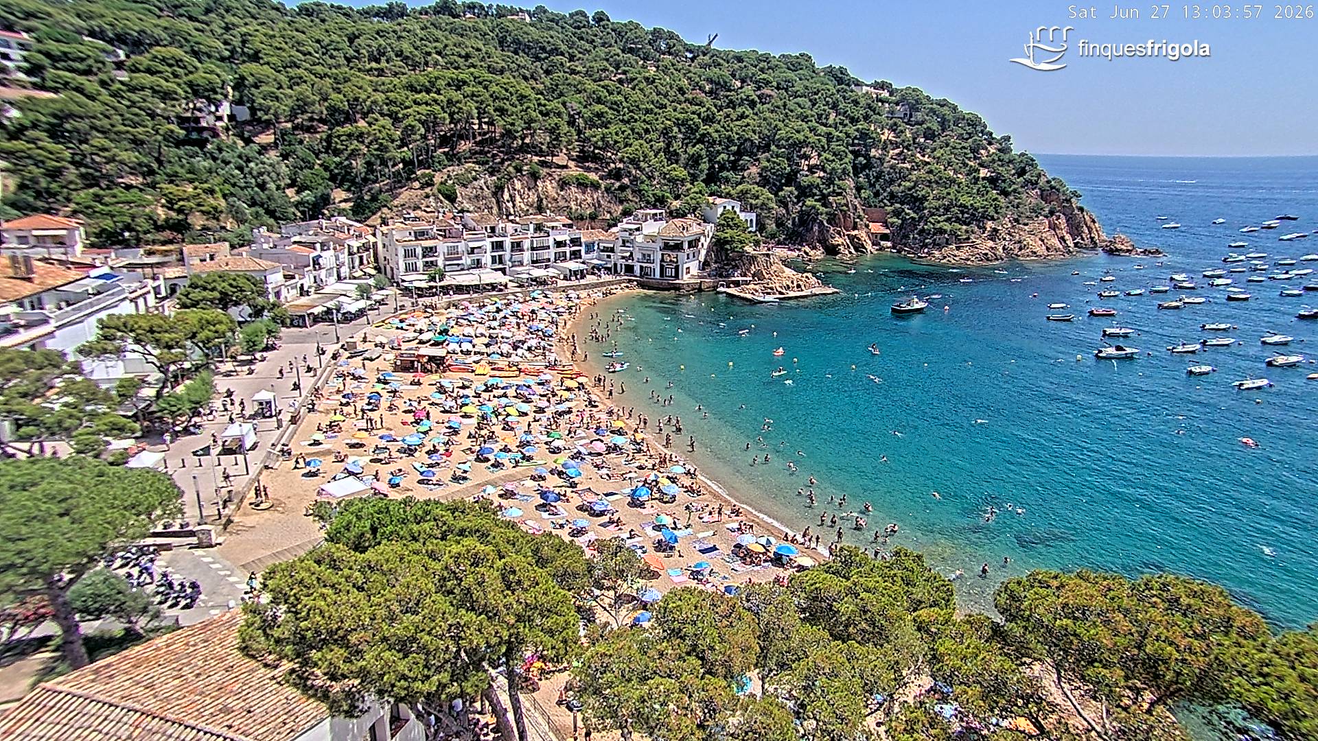 Webcam de Tamariu playa