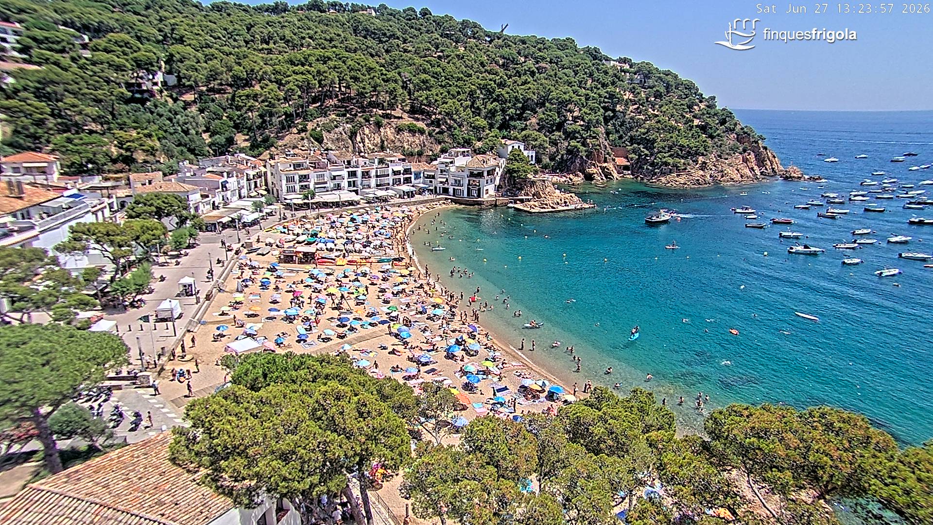 Webcam de Tamariu playa