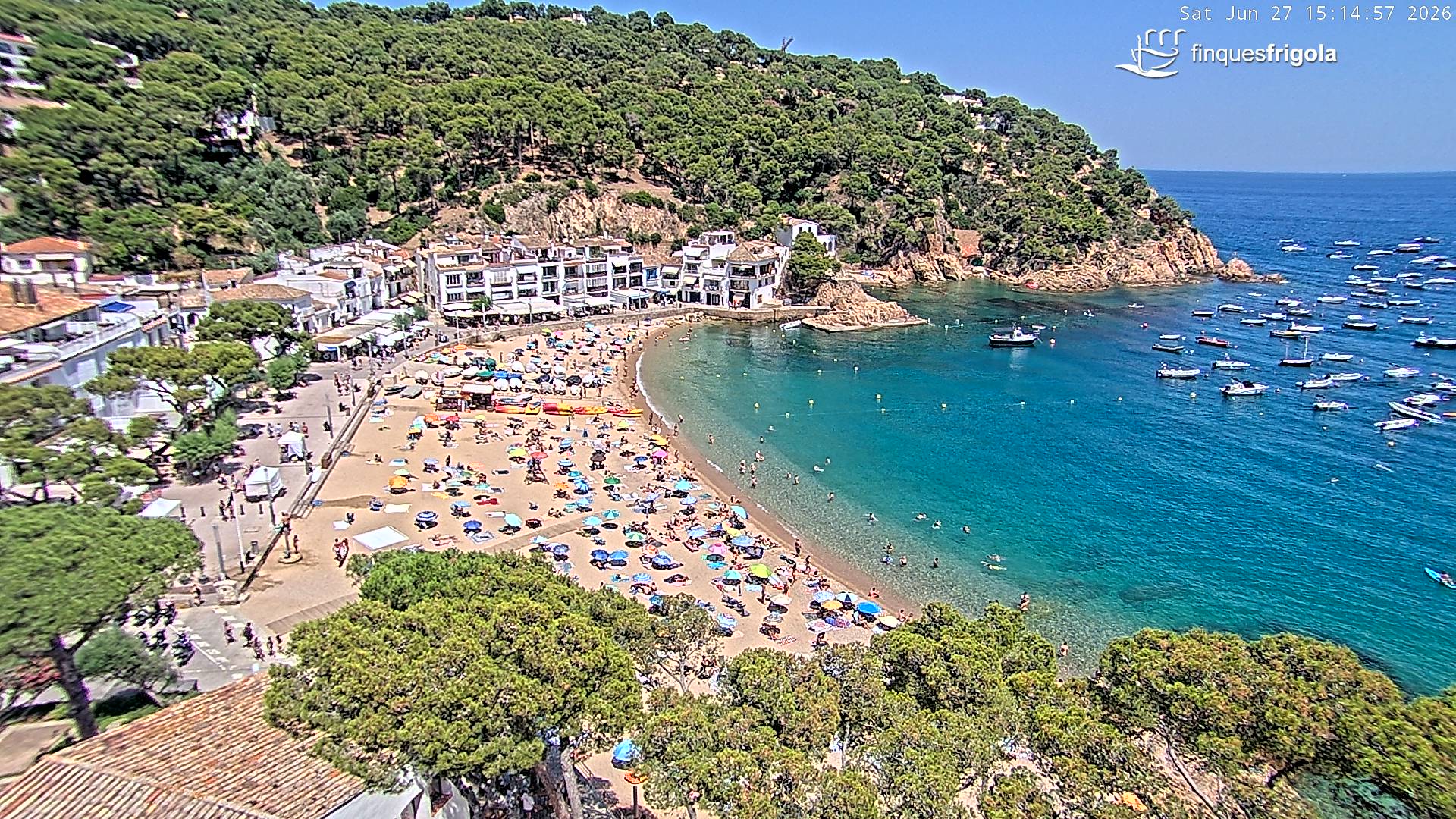 Webcam de Tamariu playa