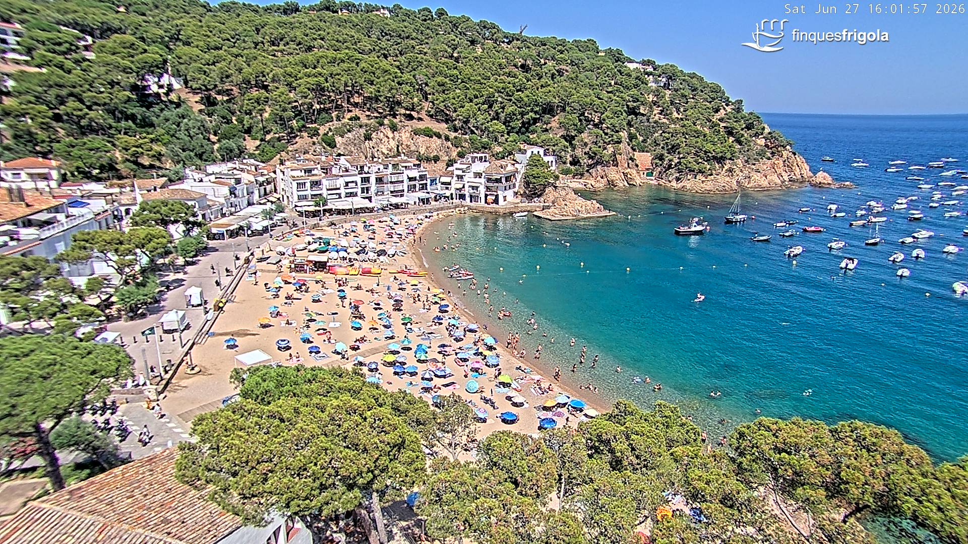 Webcam de Tamariu playa