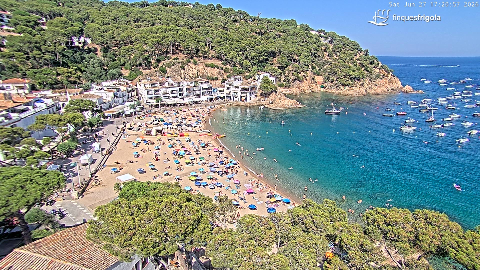 Webcam de Tamariu playa
