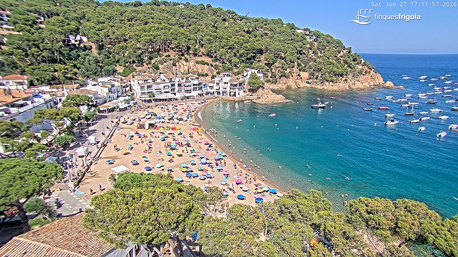 Webcam de Tamariu playa