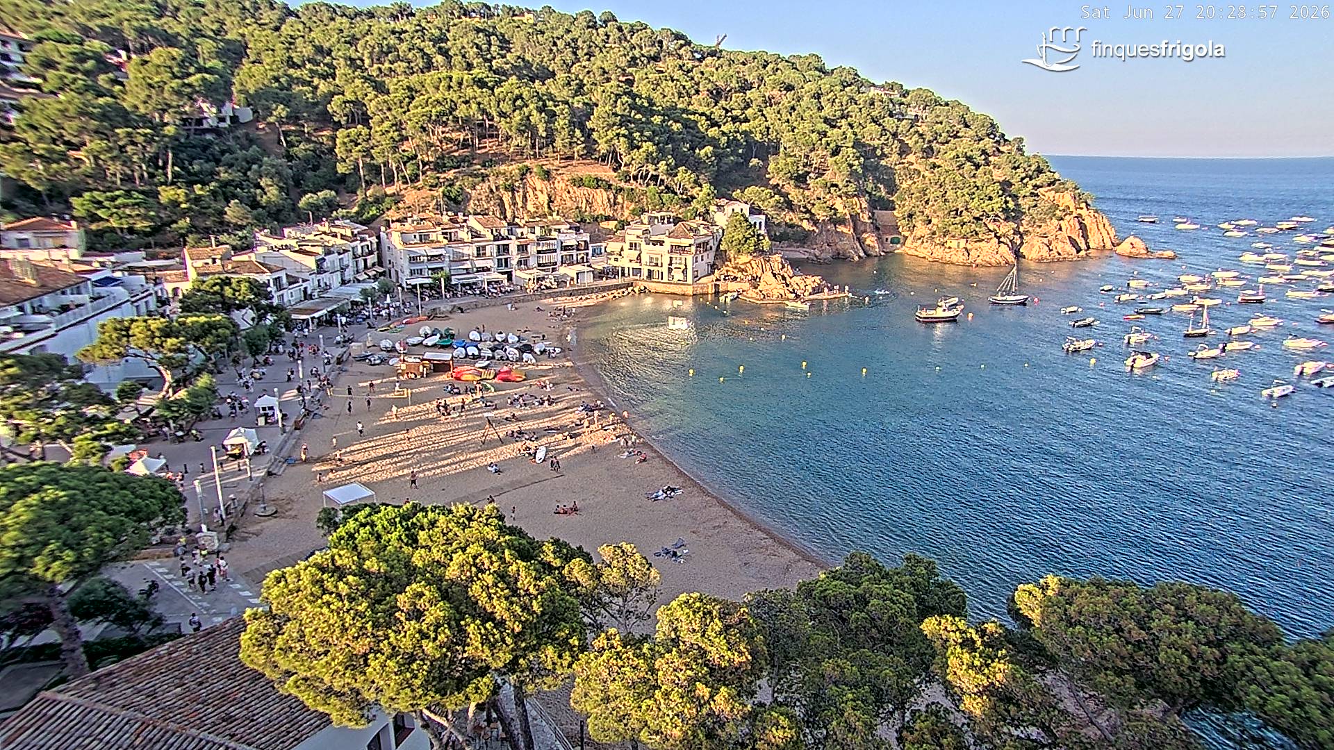 Webcam de Tamariu playa