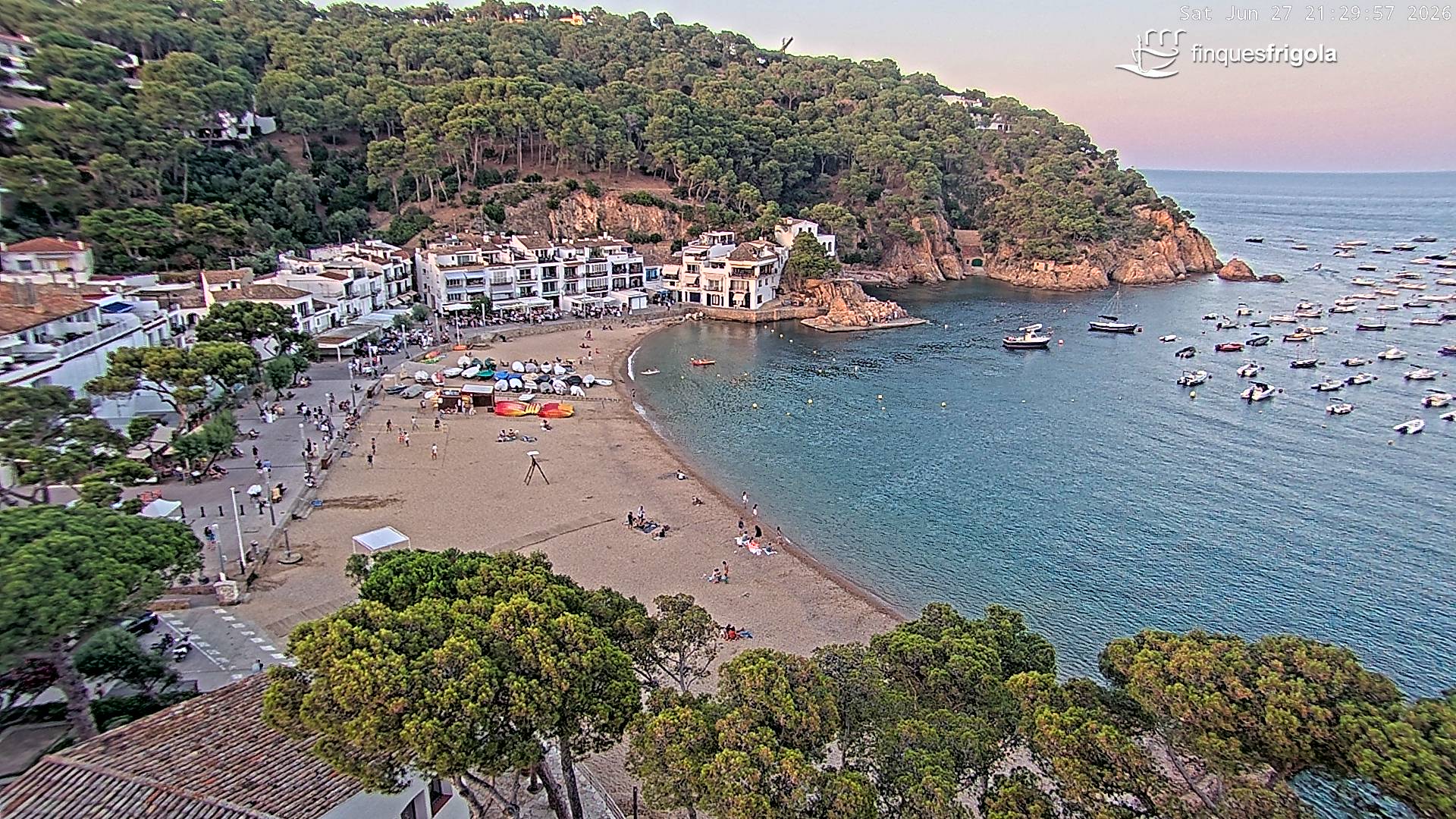 Webcam de Tamariu playa