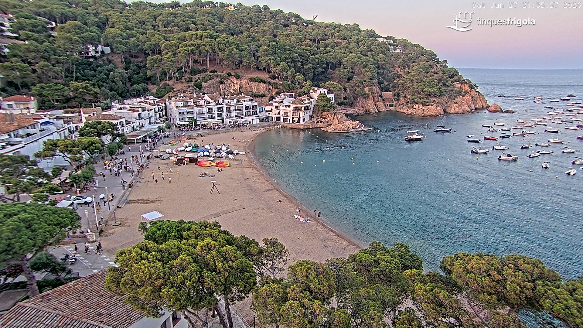 Webcam de Tamariu playa