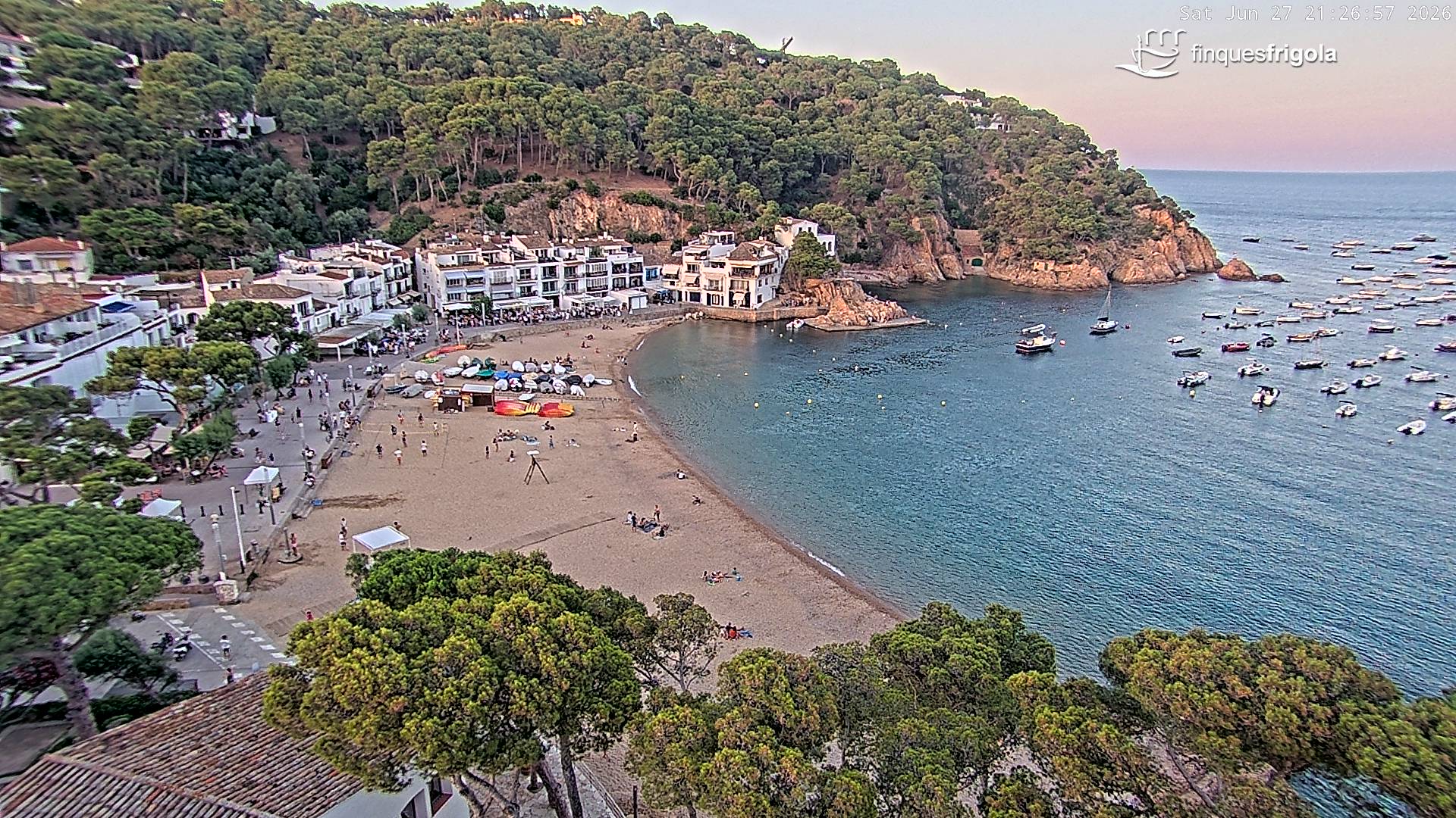 Webcam de Tamariu playa