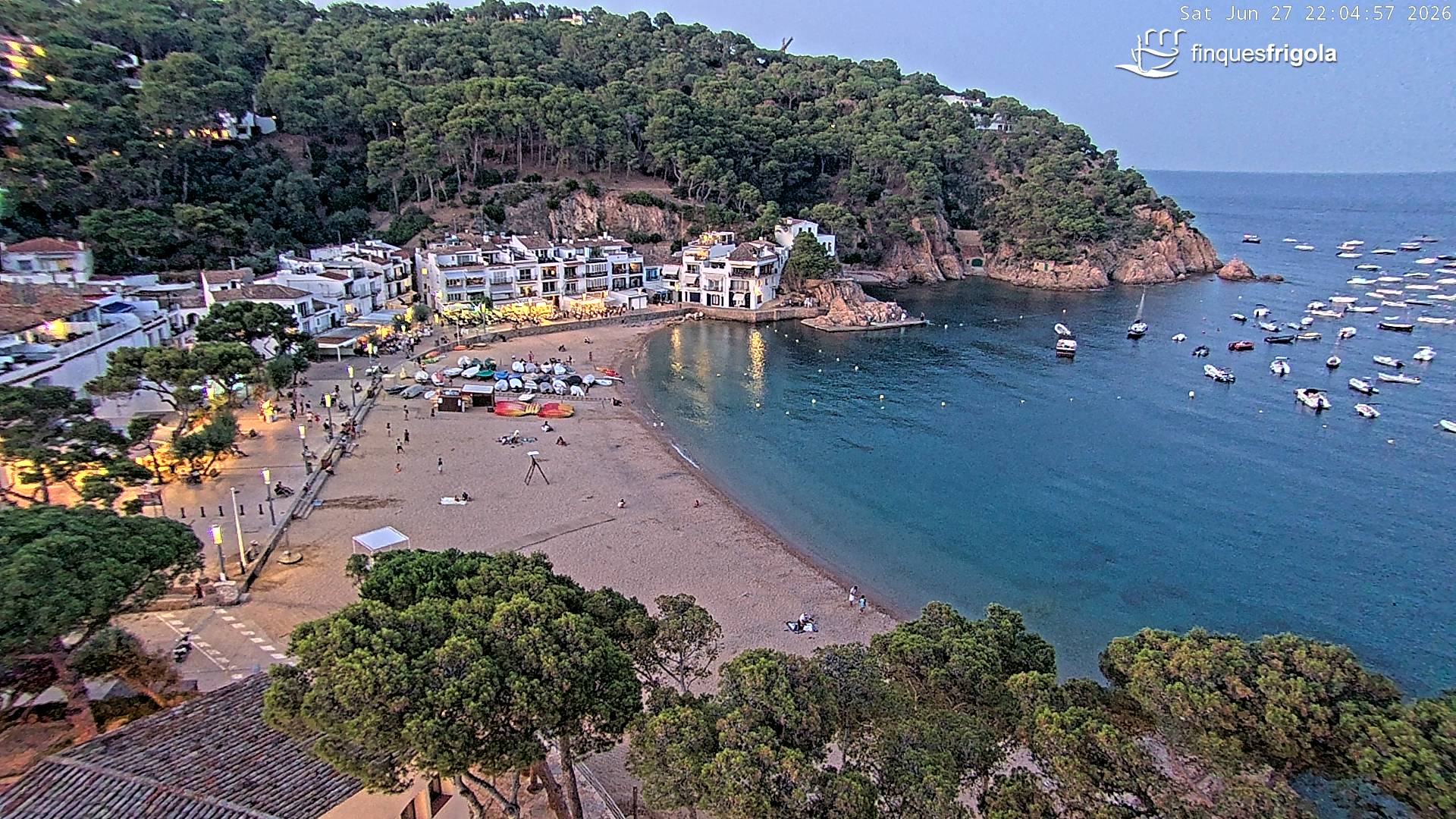 Webcam de Tamariu playa