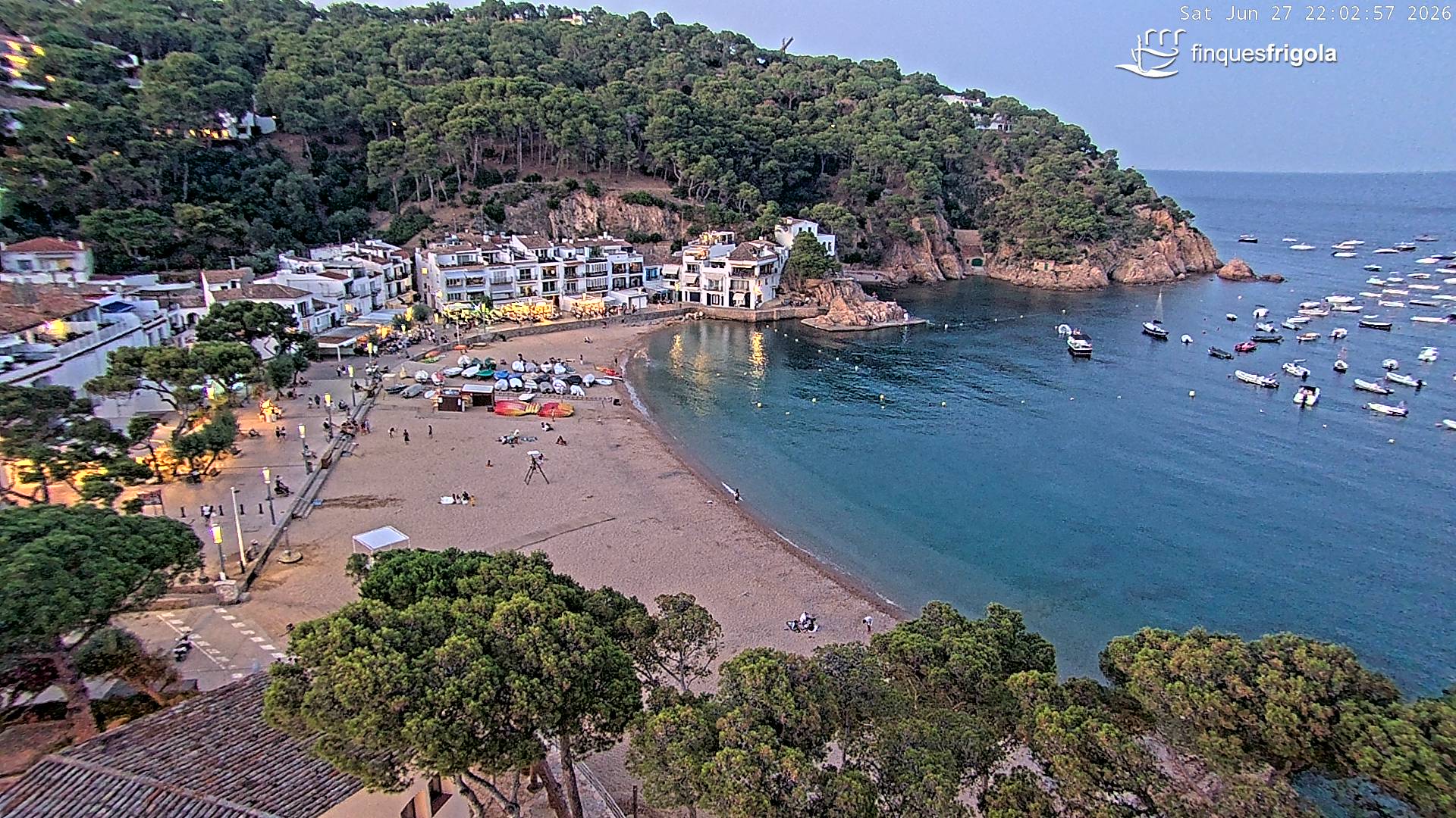 Webcam de Tamariu playa