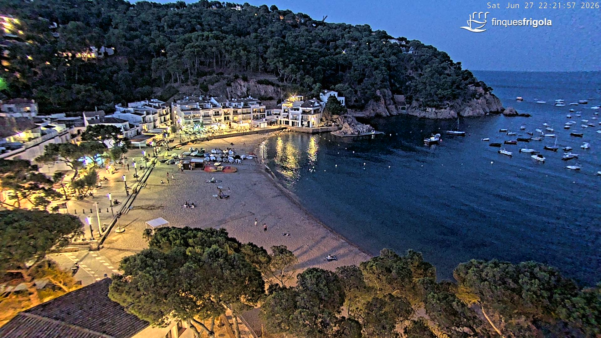 Webcam de Tamariu playa