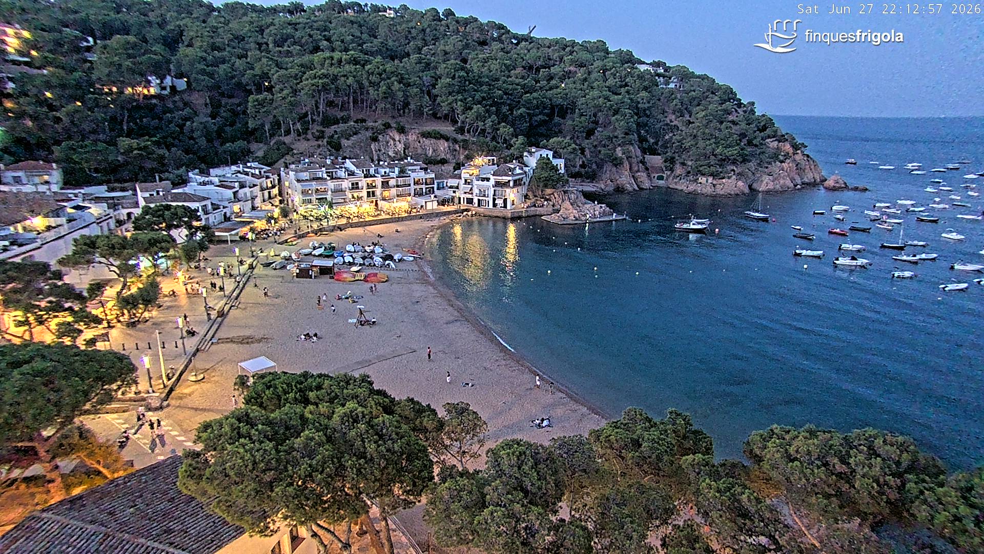Webcam de Tamariu playa
