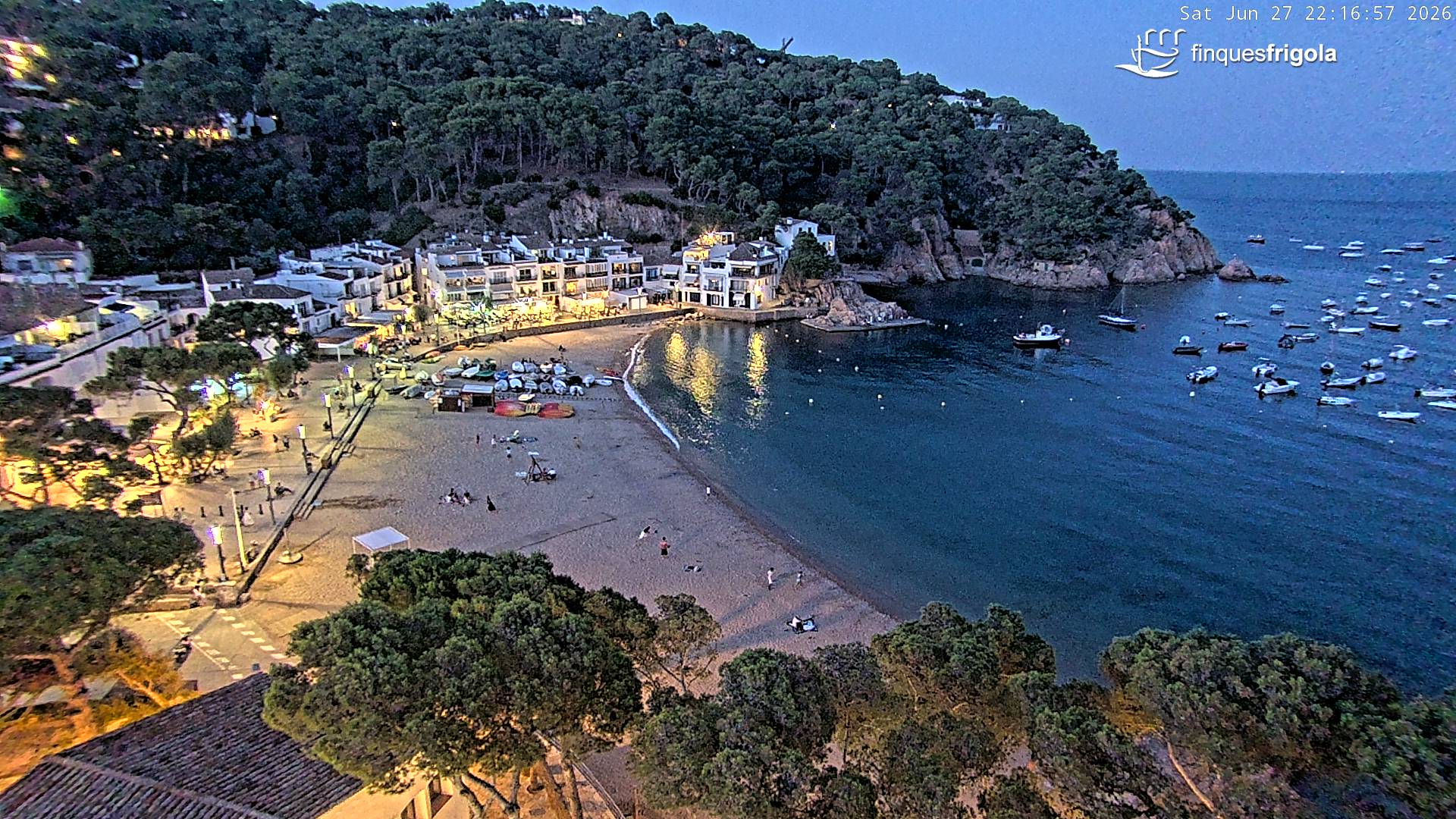 Webcam de Tamariu playa