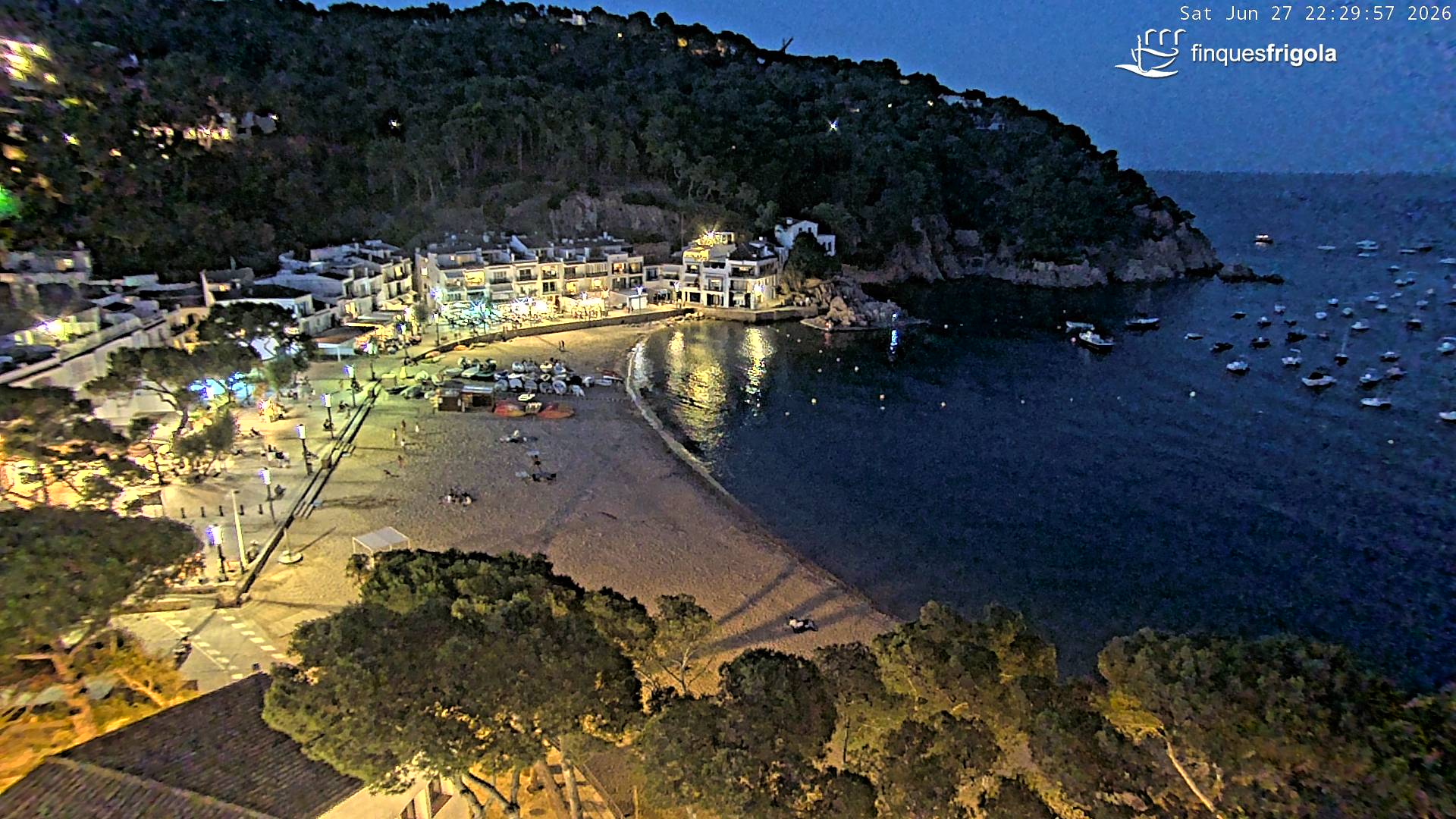 Webcam de Tamariu playa