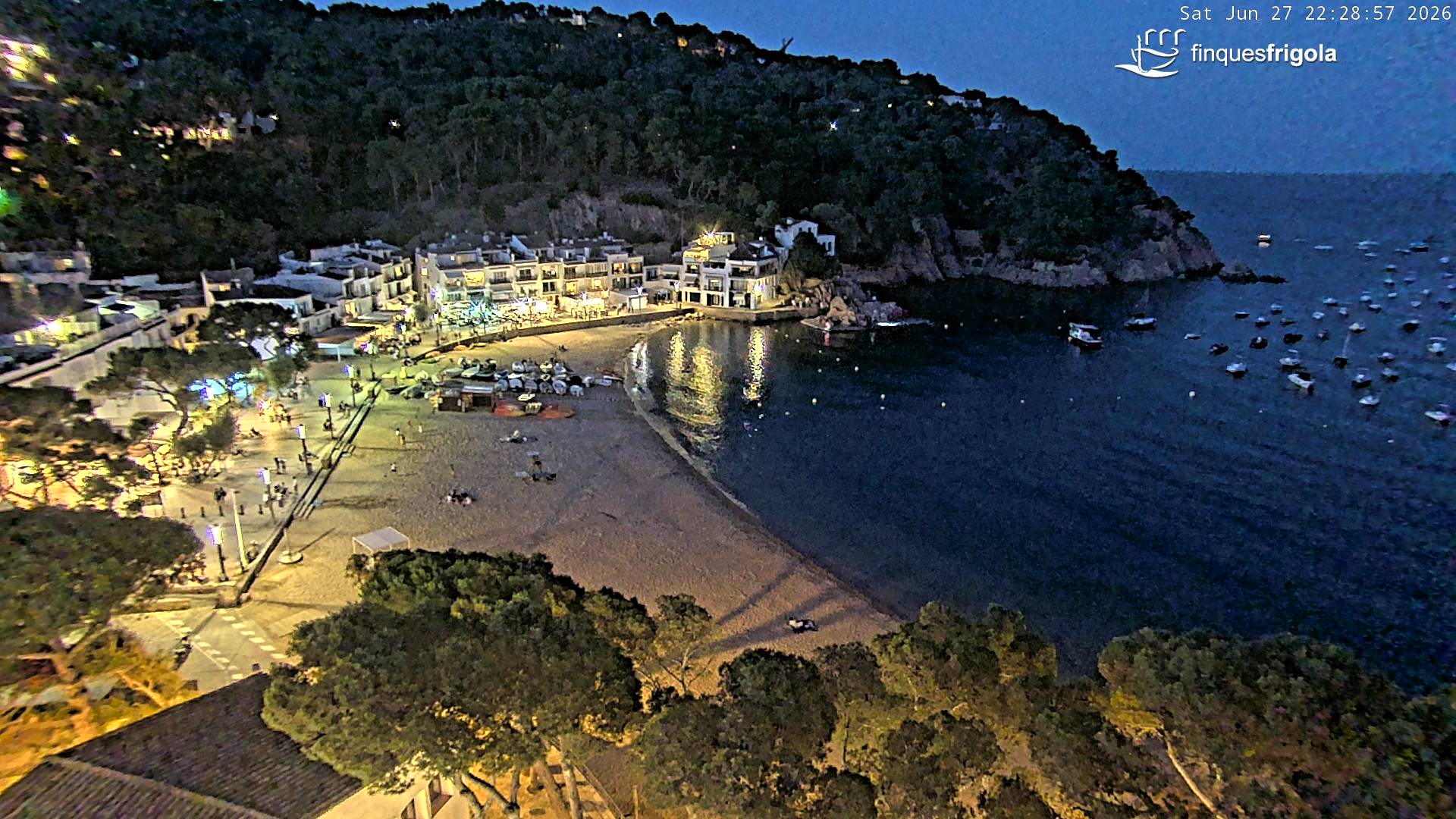 Webcam de Tamariu playa