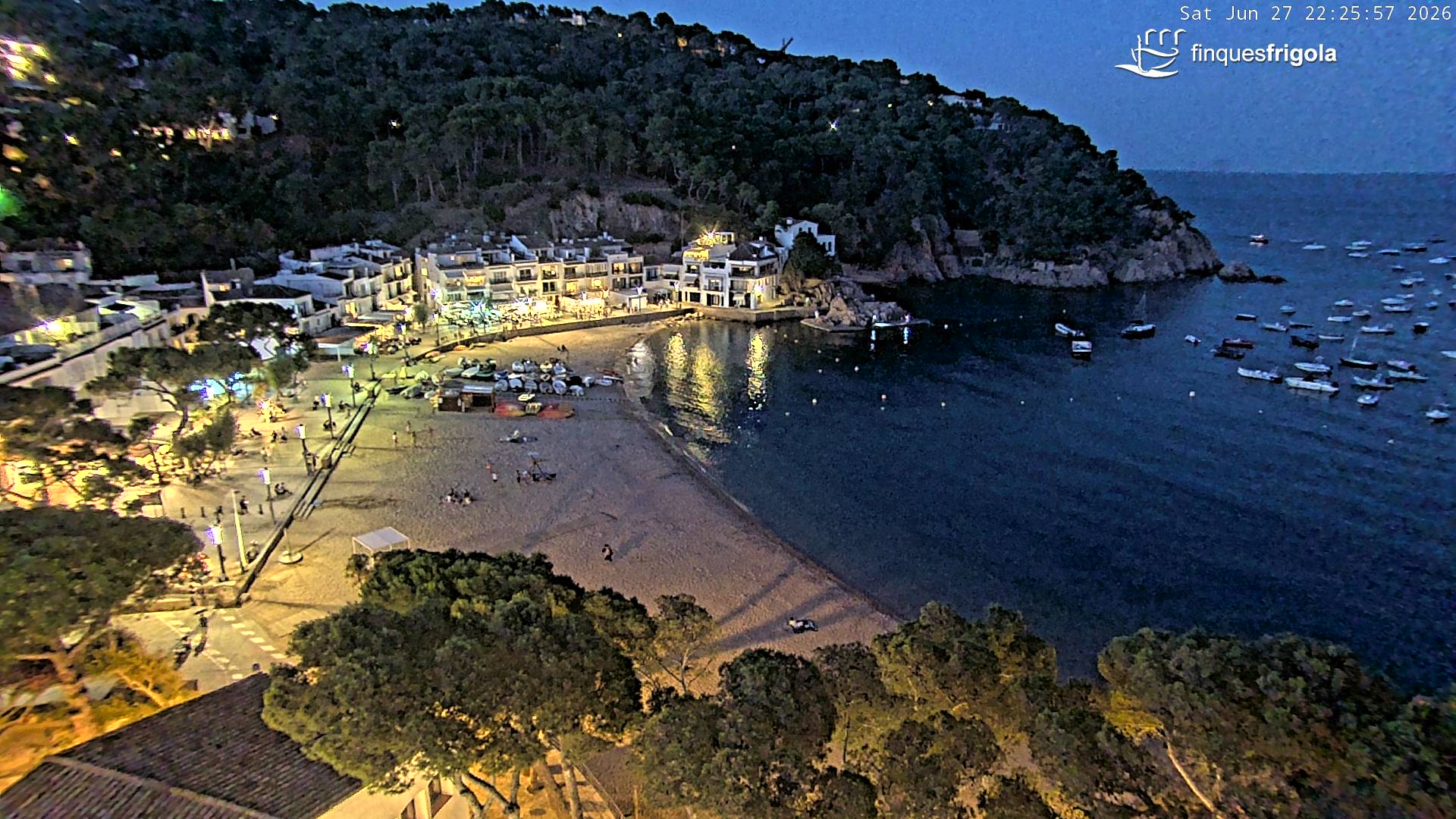 Webcam de Tamariu playa