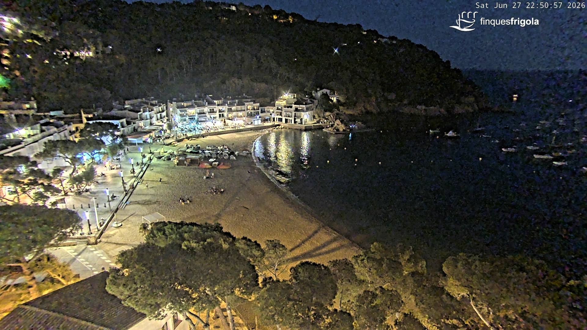 Webcam de Tamariu playa
