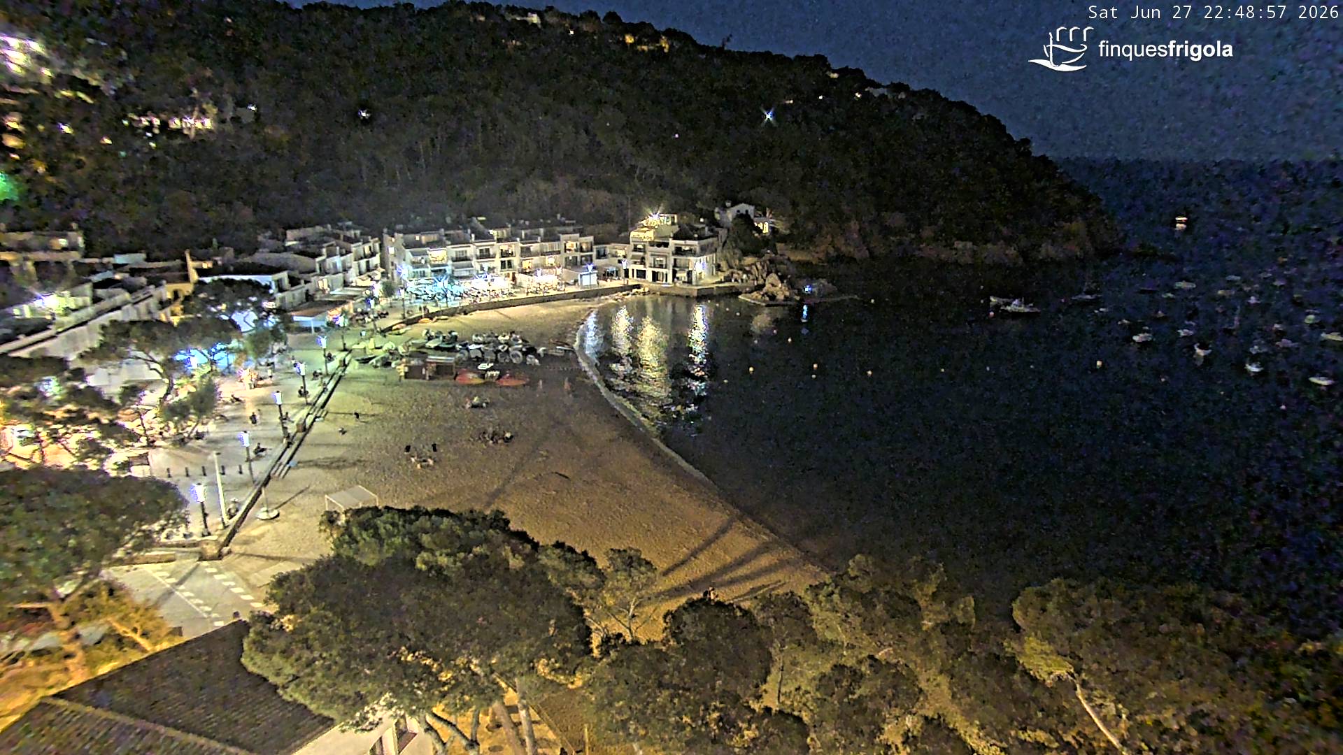 Webcam de Tamariu playa